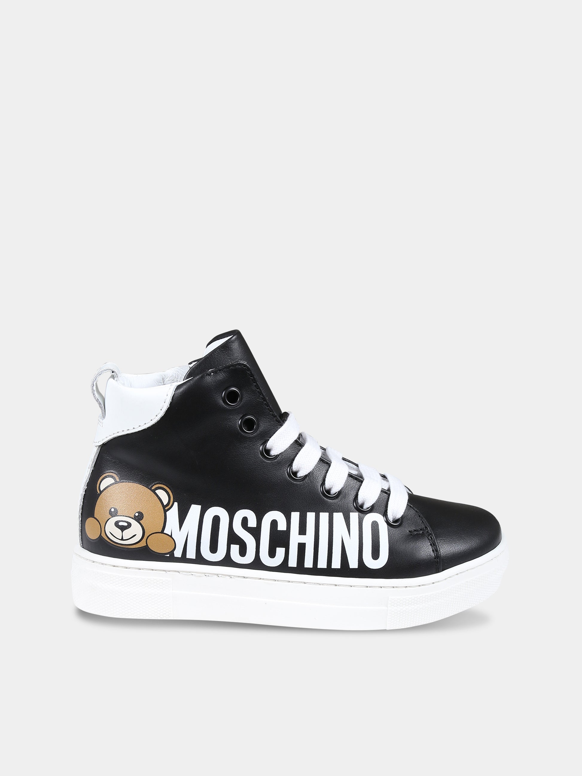 Sneakers nere per bambini con Teddy Bear,Moschino Kids,75970 1