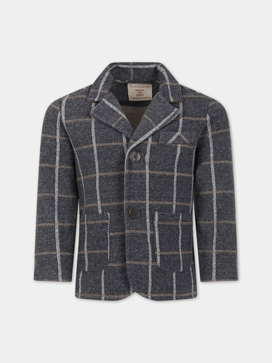 Giacca grigia per bambino,Zhoe & Tobiah,WMC3 25