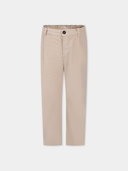 Pantaloni avorio per bambino,Zhoe & Tobiah,PJS18 45