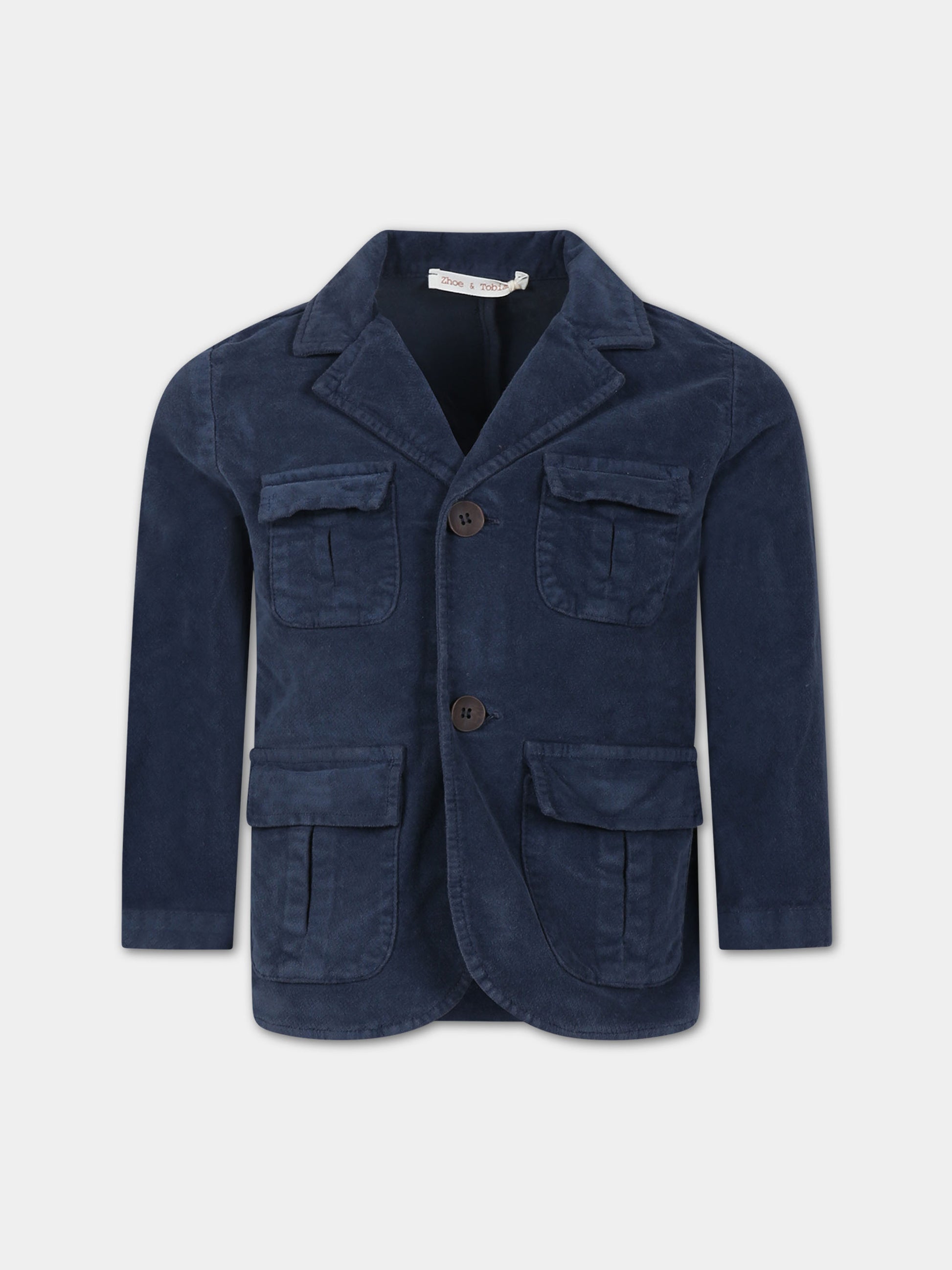 Giacca blu per bambino,Zhoe & Tobiah,PJS14 11