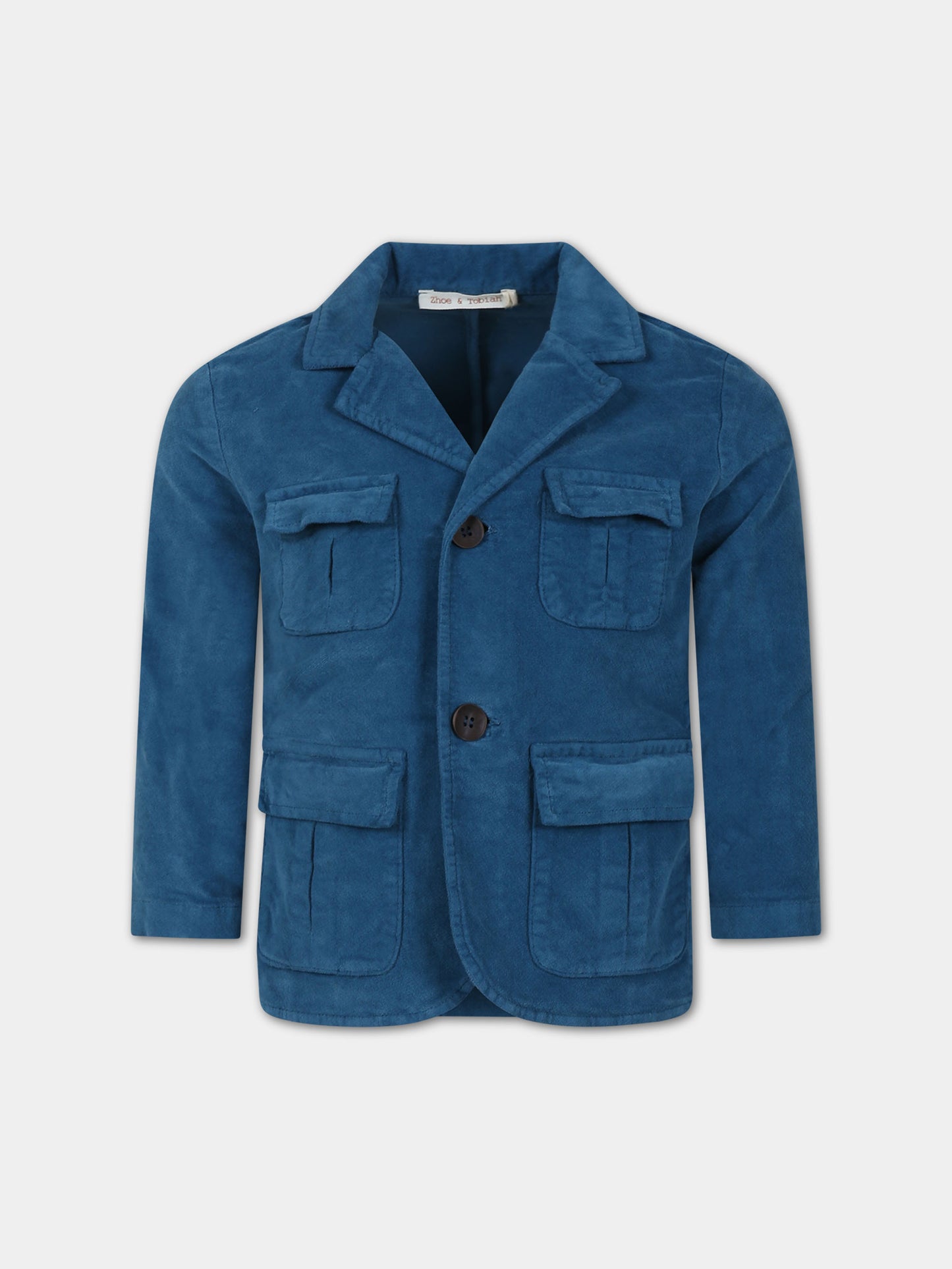 Giacca azzurra per bambino,Zhoe & Tobiah,PJS14 320