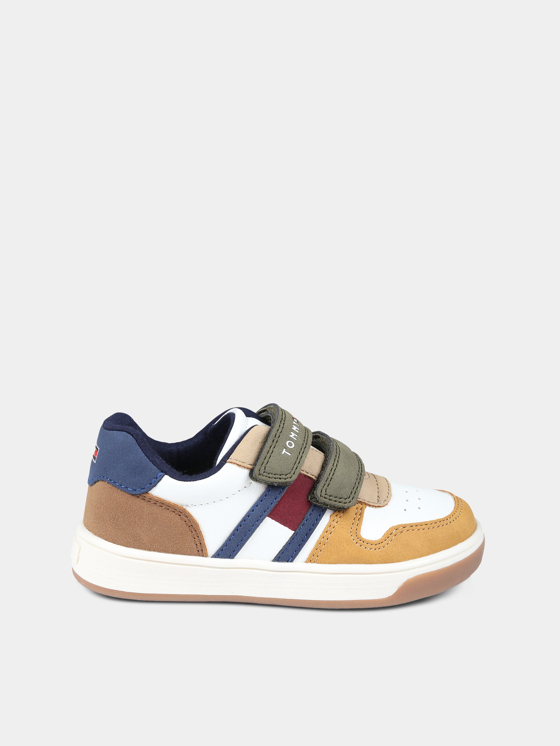 Sneakers bianche per bambino con logo,Tommy Hilfiger Junior,T1B9 33099 1269A330