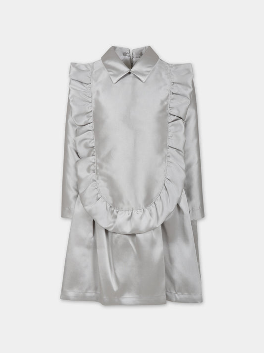 Vestito argento per bambina,Caroline Bosmans,AW23 4029 31 9999