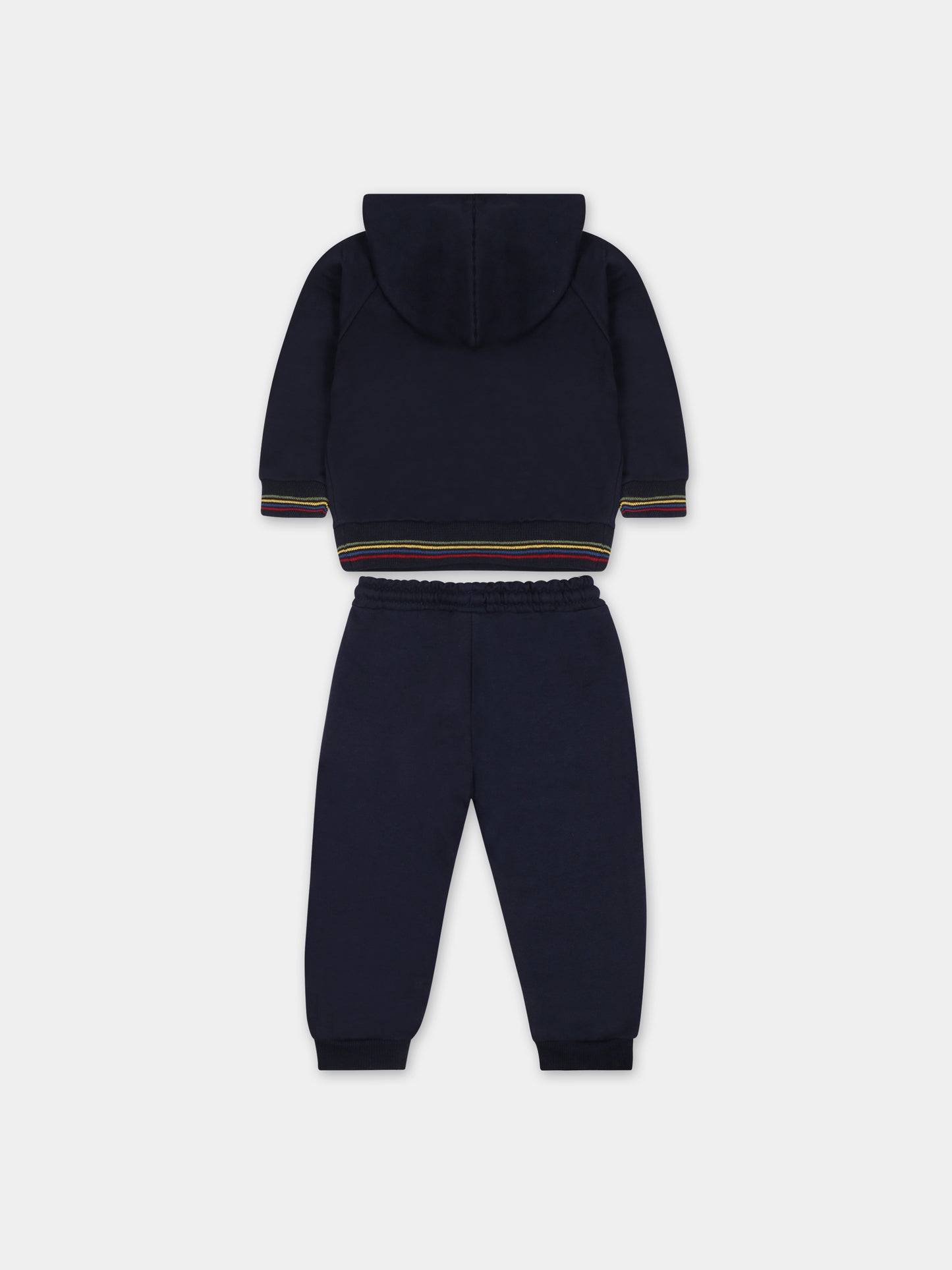 Completo blu per neonato con stampa cane,Mayoral,2877 074