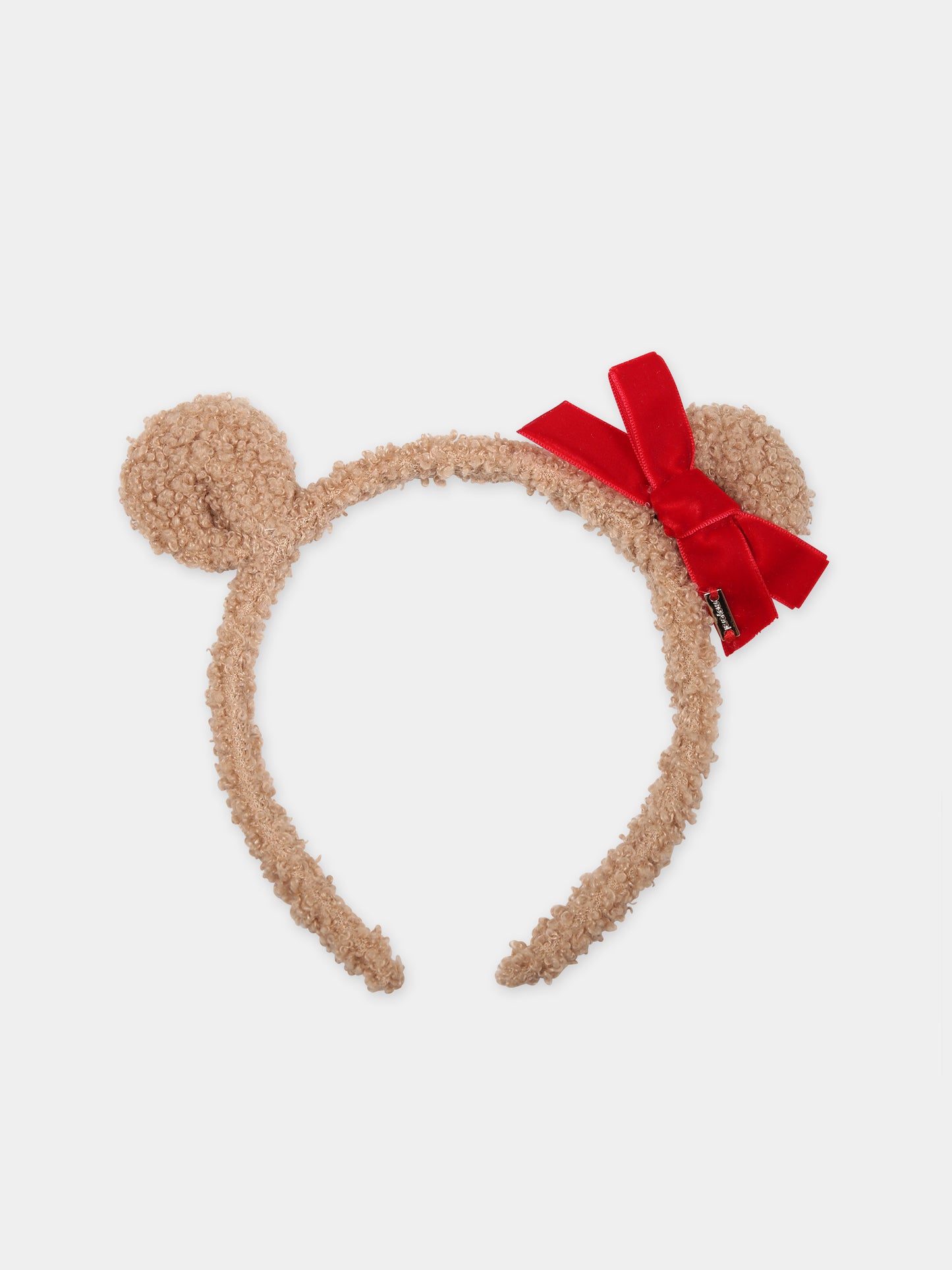 Cerchietto marrone per neonata con fiocco,Mayoral,10547 092