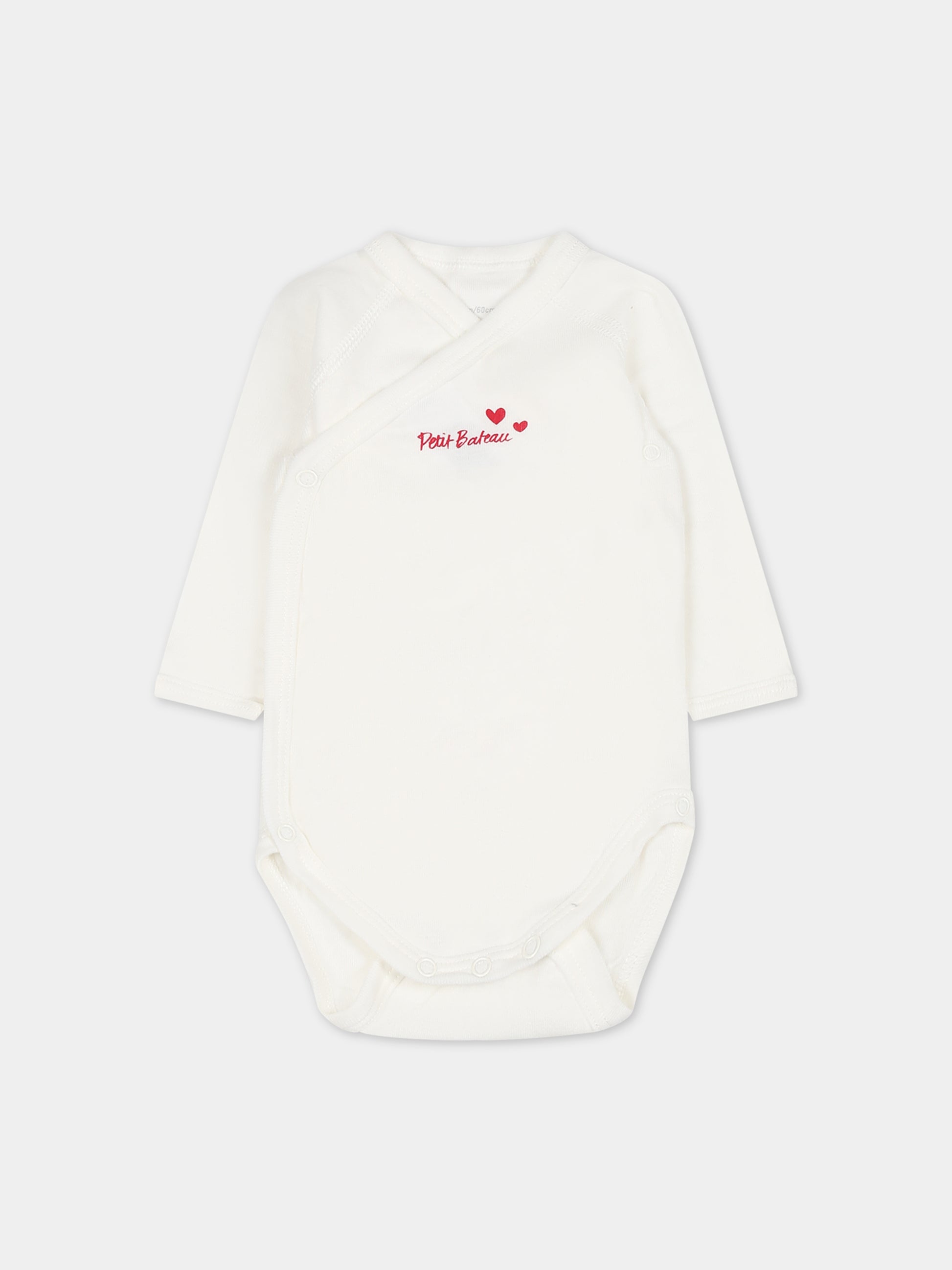 Set bianco per neonata,Petit Bateau,A00AZ 00