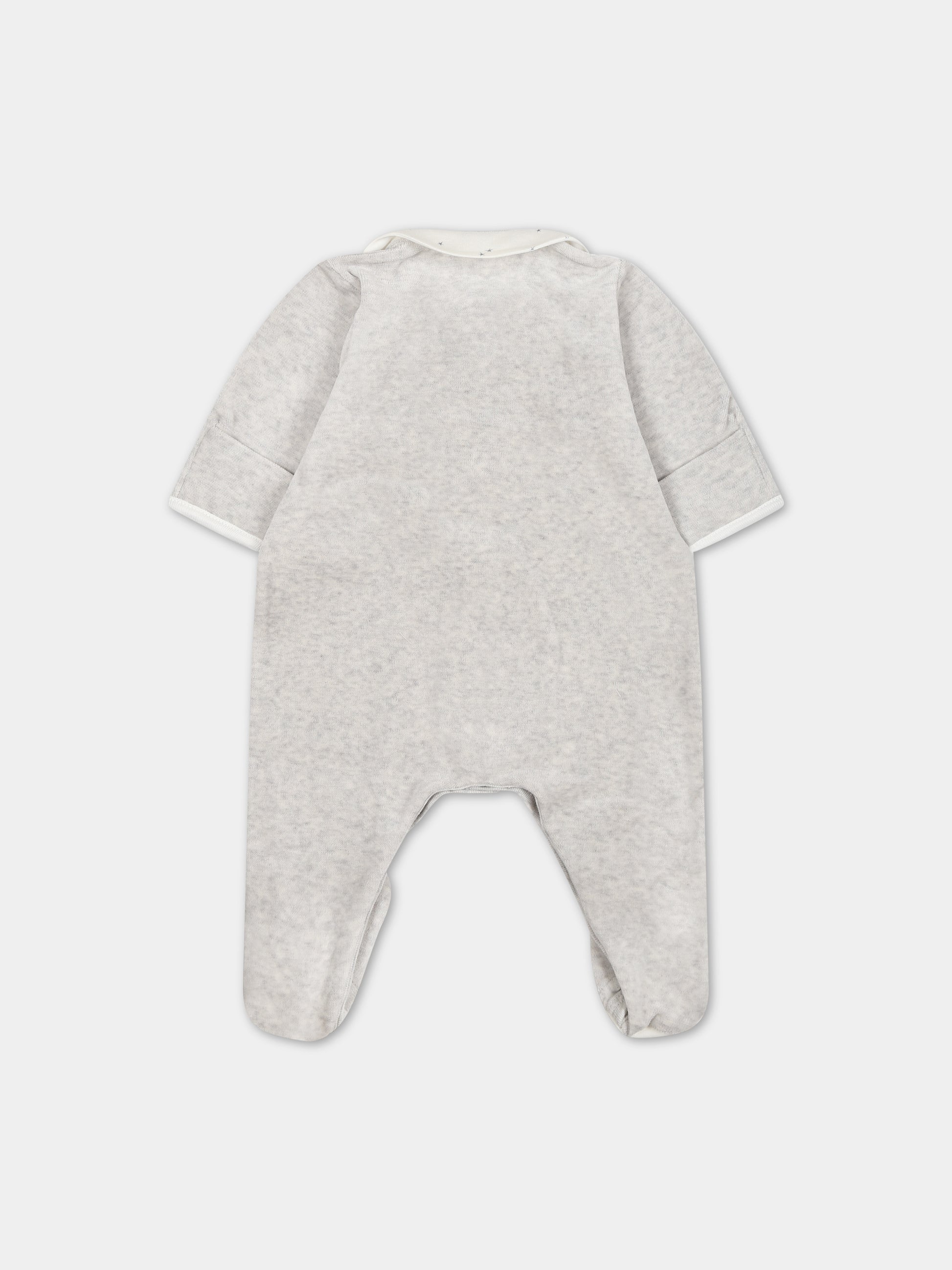 Tutina grigia per neonati,Petit Bateau,A087S 01