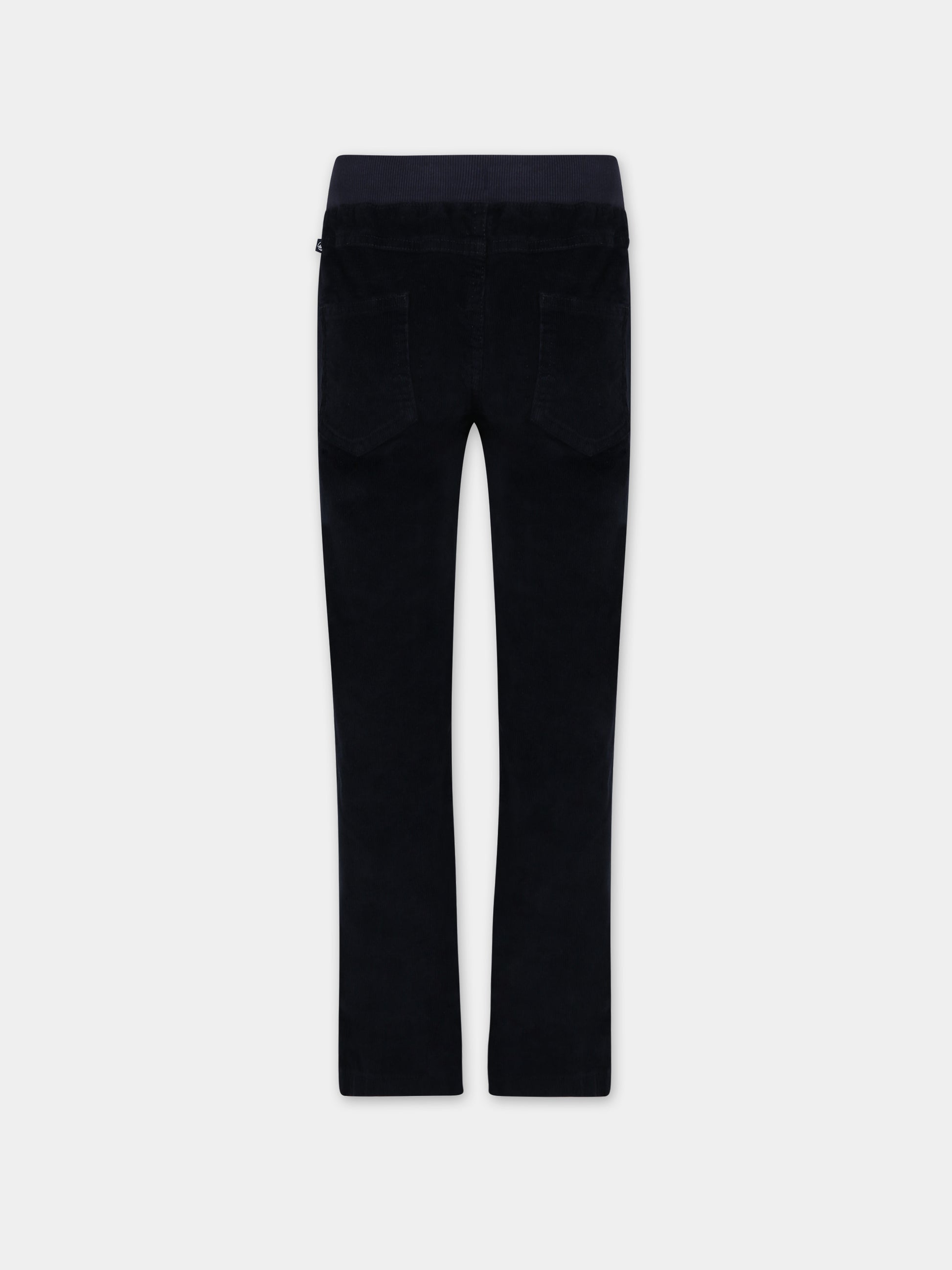 Pantaloni blu per bambino con logo,Petit Bateau,A084K 01