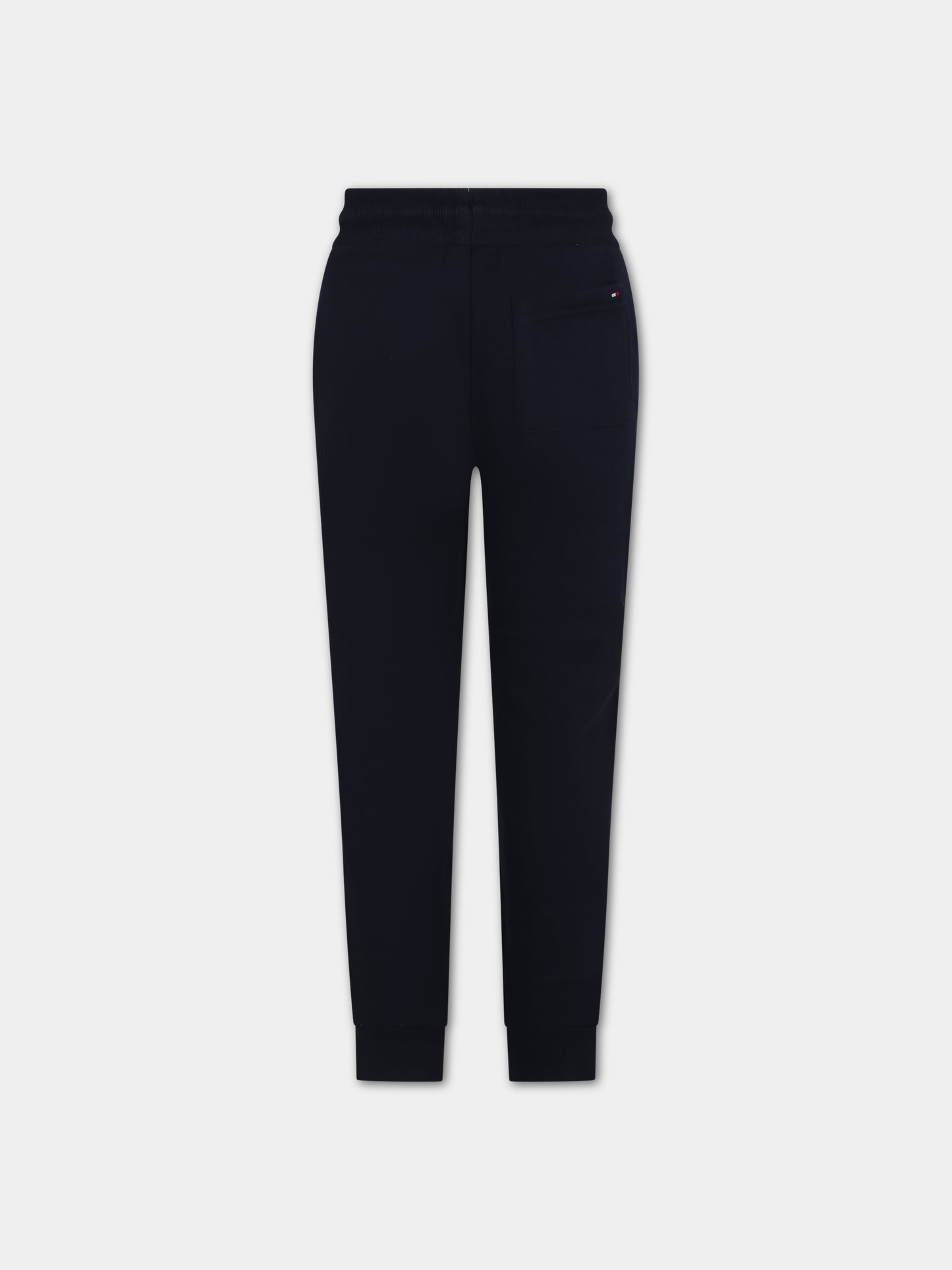 Pantaloni blu per bambino con logo,Tommy Hilfiger Junior,23WMTHKB0KB08475T DW5