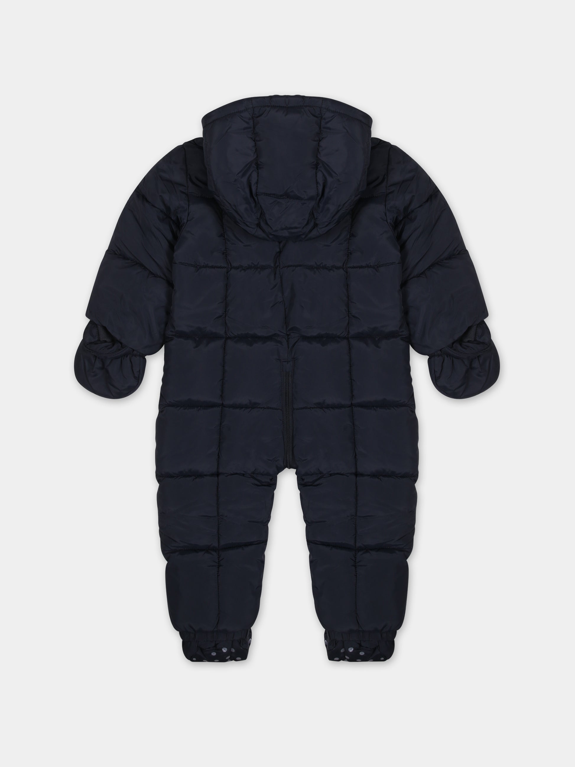 Piumino blu per neonato con logo,Tommy Hilfiger Junior,23WMTHKN0KN01725J DW5