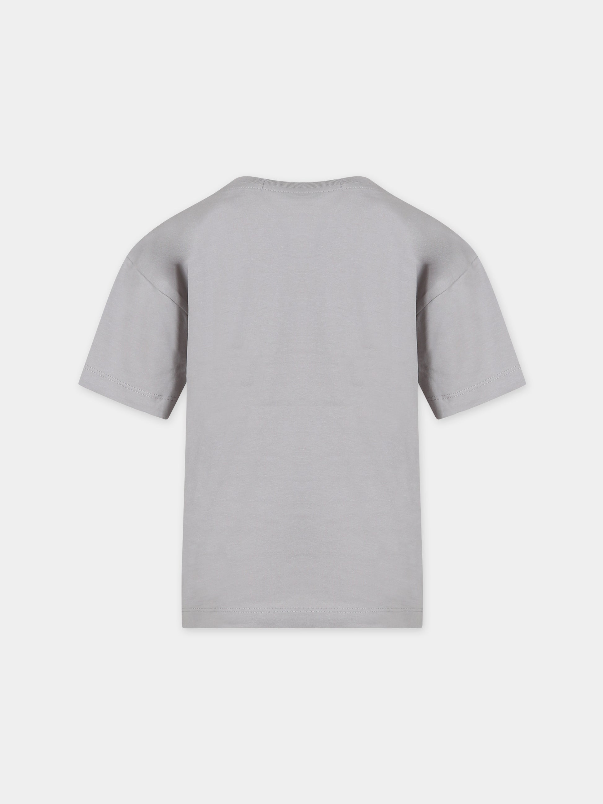 T-shirt nera per bambino con logo,Calvin Klein Kids,23WMCKIB0IB01899 PEE