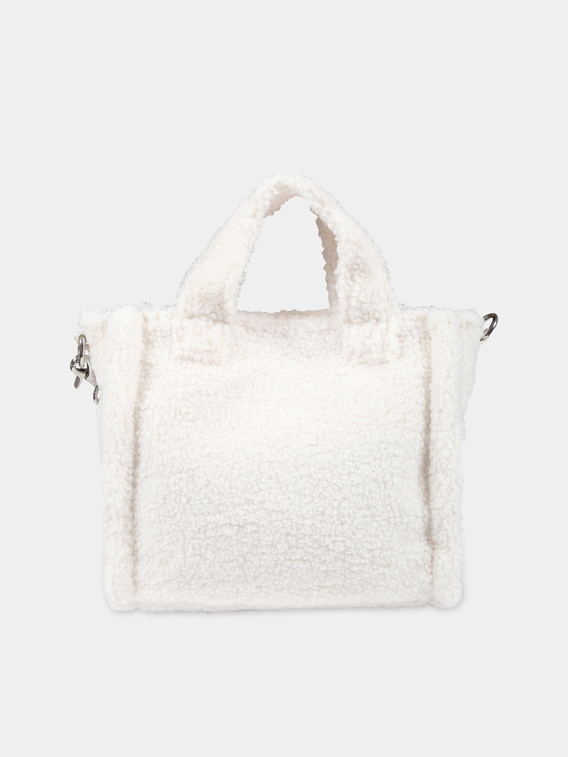 Borsa avorio per bambina con logo,Calvin Klein Kids,23WMCKIU0IU00355 YBI