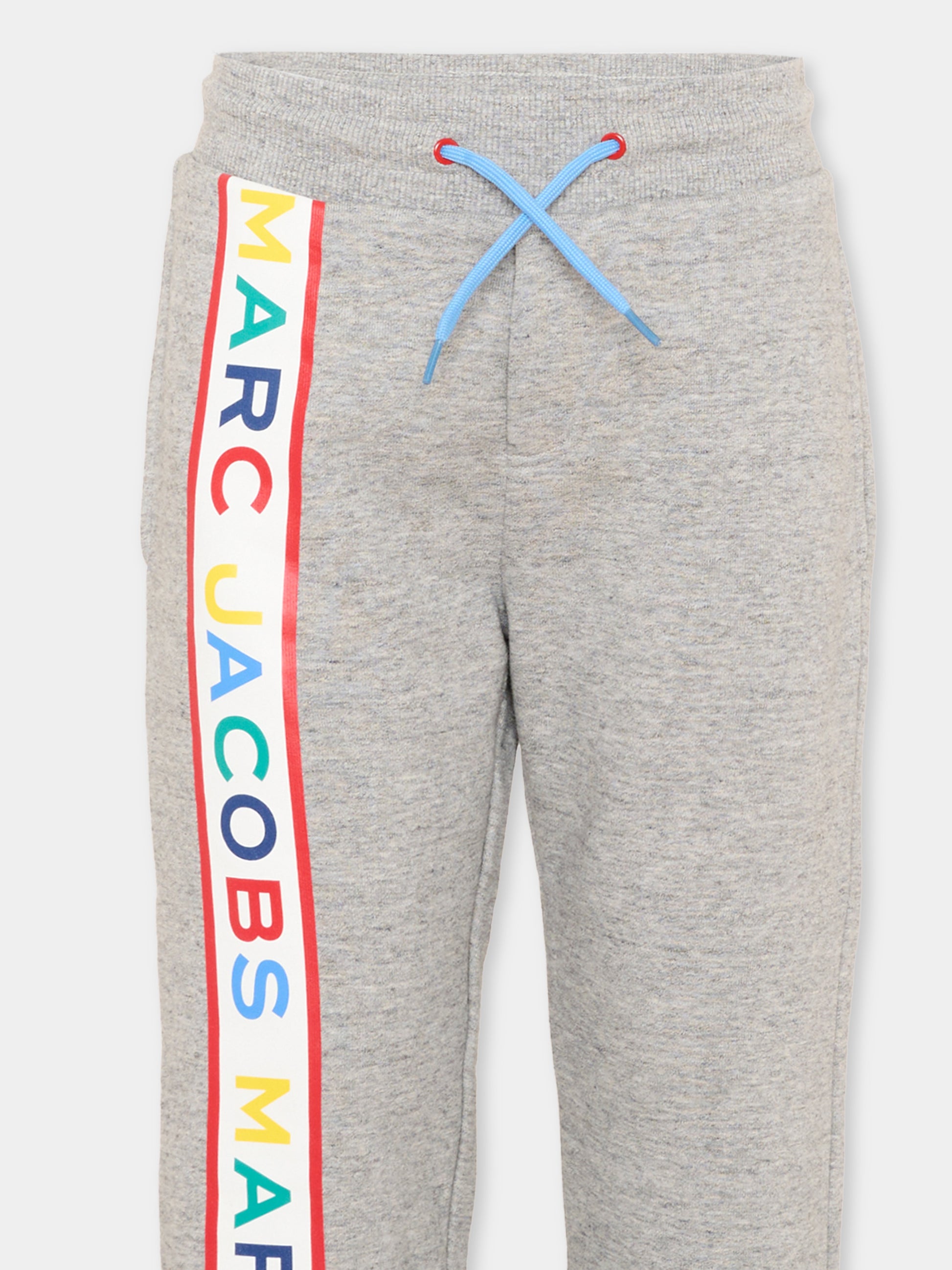 Pantaloni sportivi grigi per bambino con logo,Marc Jacobs,W24273 A35