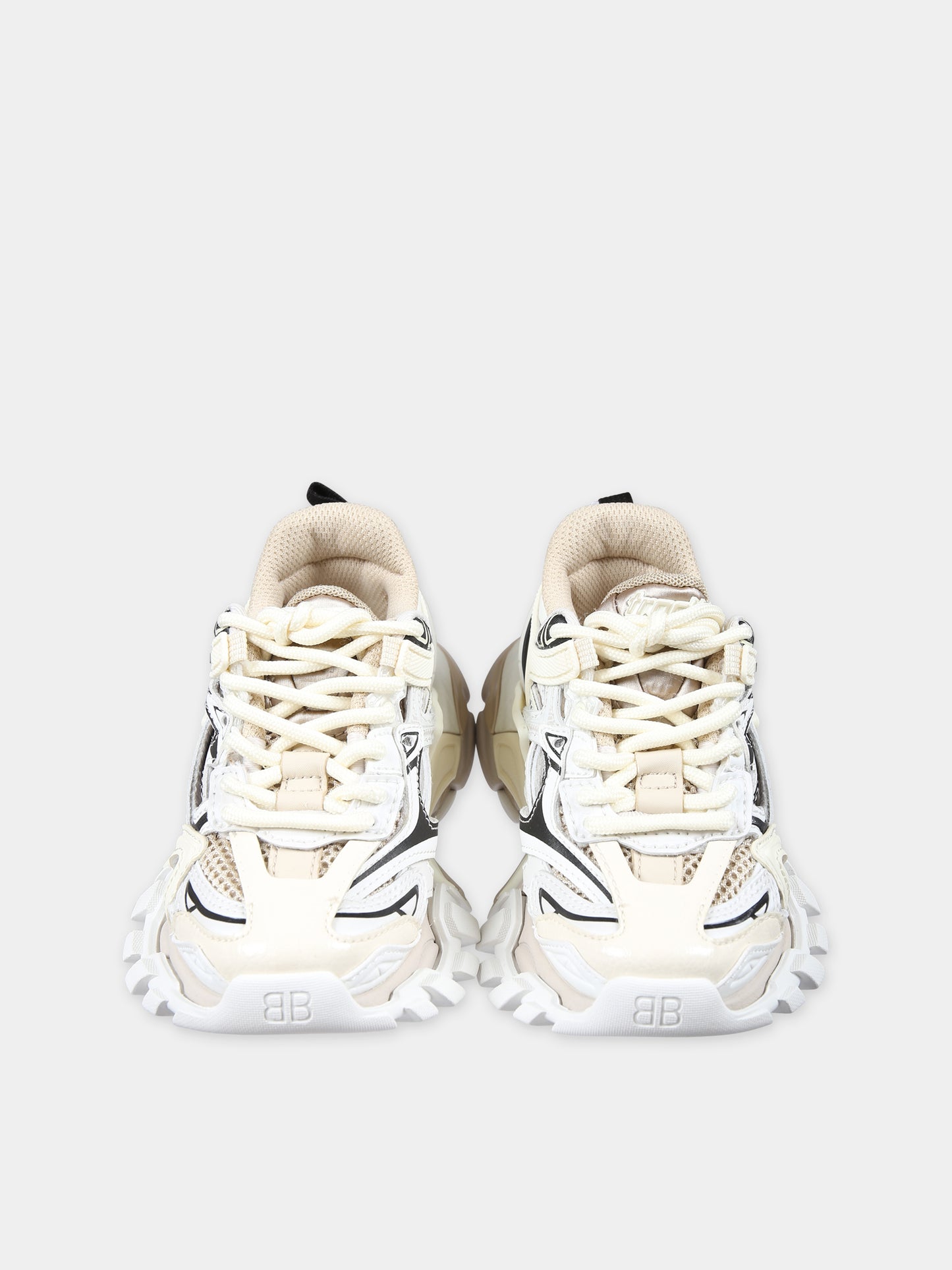 Sneakers Track.2 basse beige per bambini,Balenciaga,690494 W3AE3 9797
