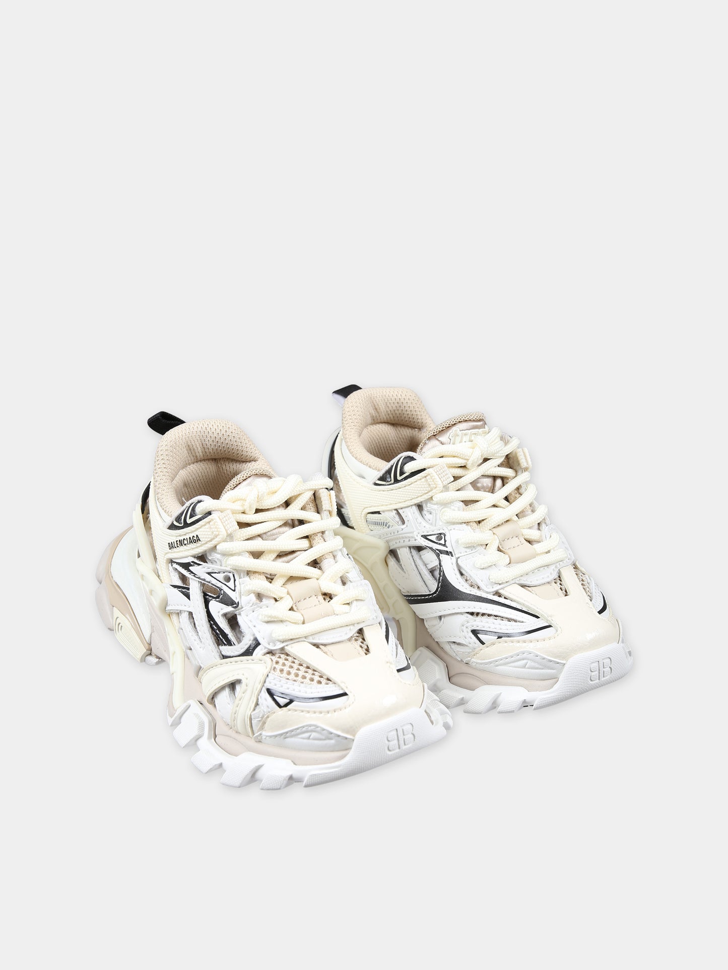 Sneakers Track.2 basse beige per bambini,Balenciaga,690494 W3AE3 9797