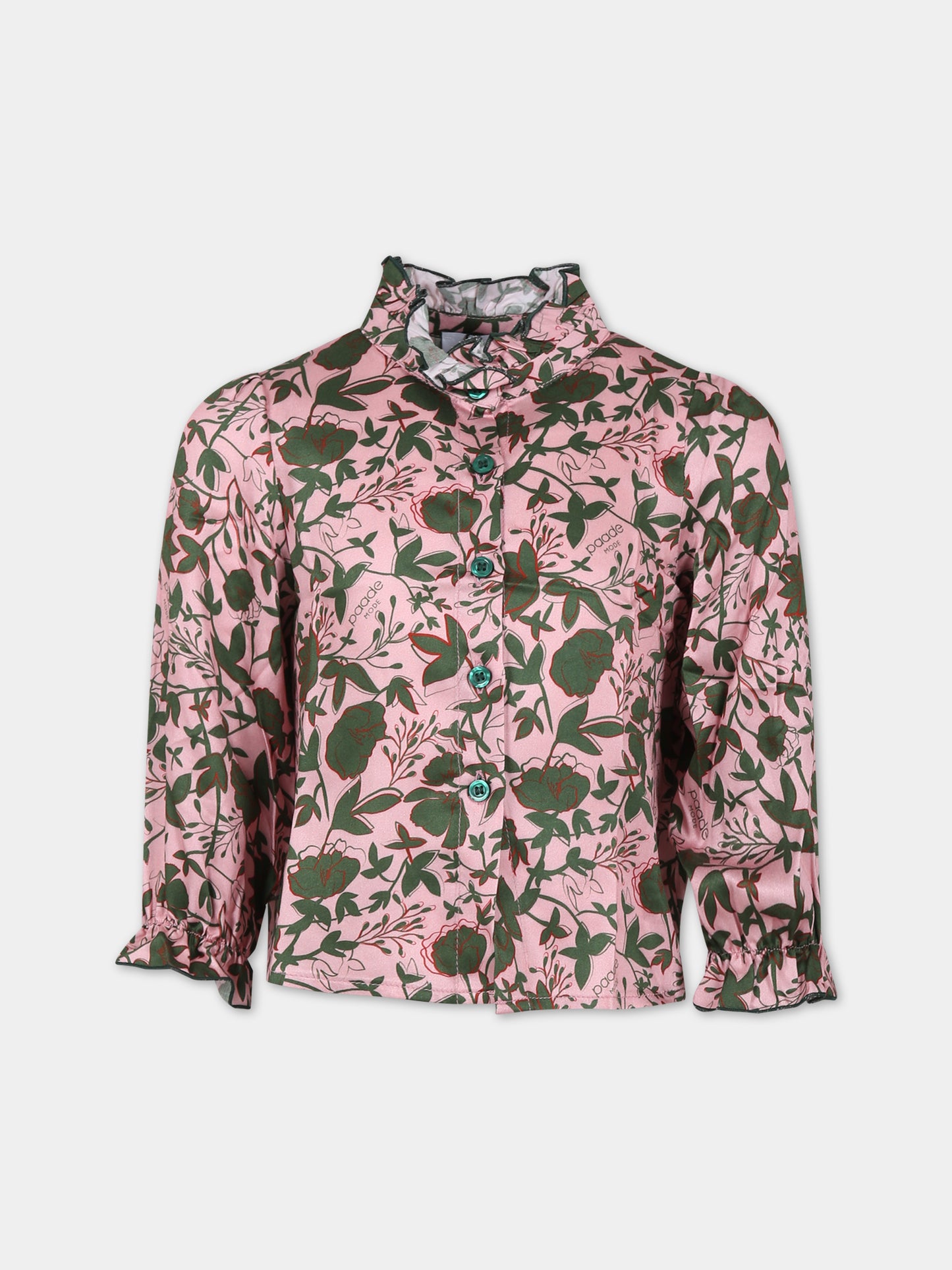 Camicia rosa per bambina con stampa,Paade Mode,234138351