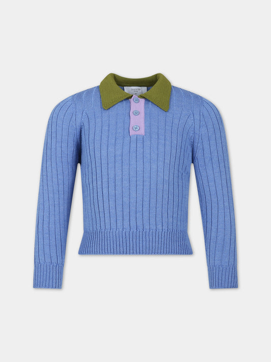 Maglione azzurro per bambina,Paade Mode,234115339