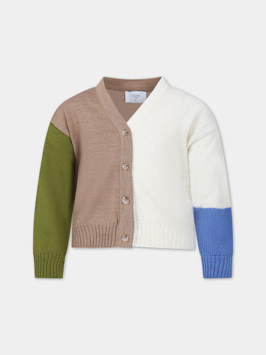 Cardigan marrone per bambina,Paade Mode,234206645