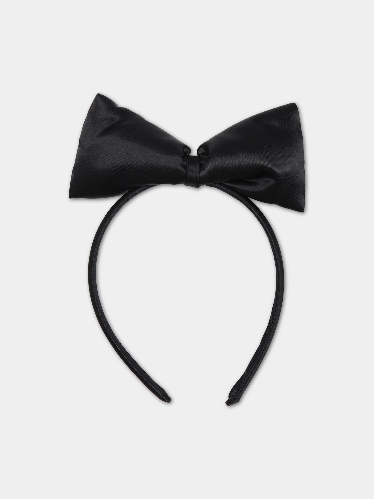 Cerchietto nero per bambina con fiocco,Mini Rodini,2416010299