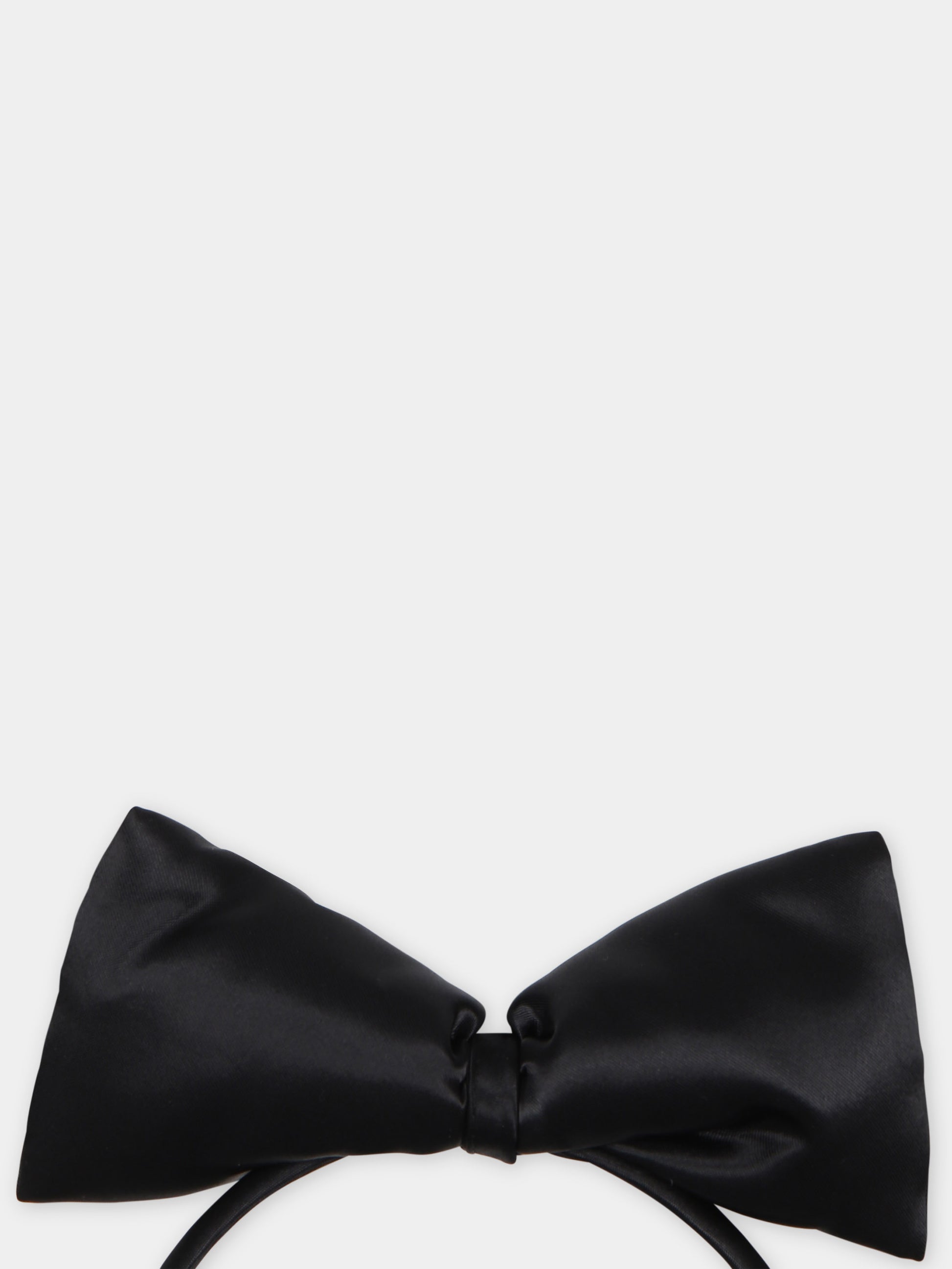 Cerchietto nero per bambina con fiocco,Mini Rodini,2416010299