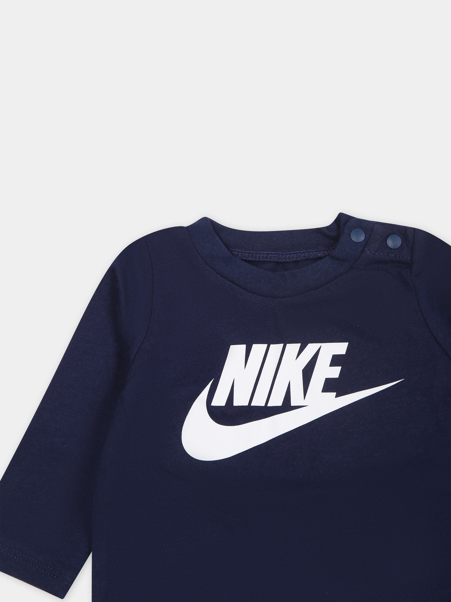 Tutina blu per neonato con swoosh,Nike,56K284 U90