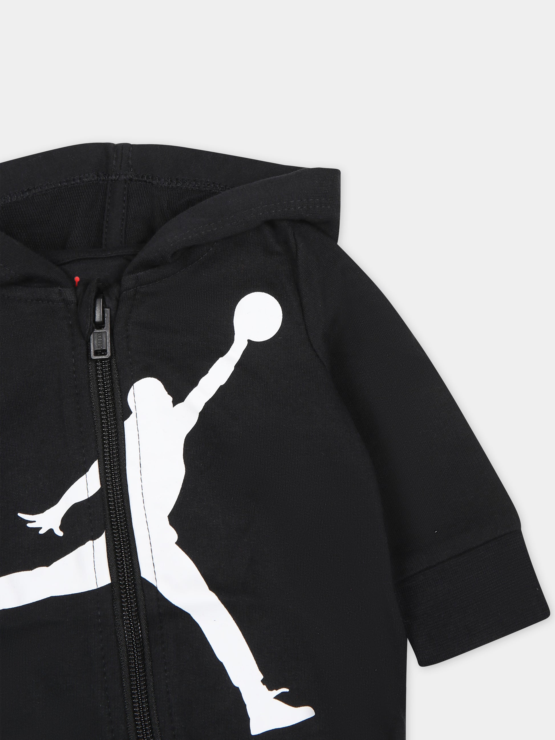 Tutina nera per neonato con iconico Jumpman,Jordan,55A594 023