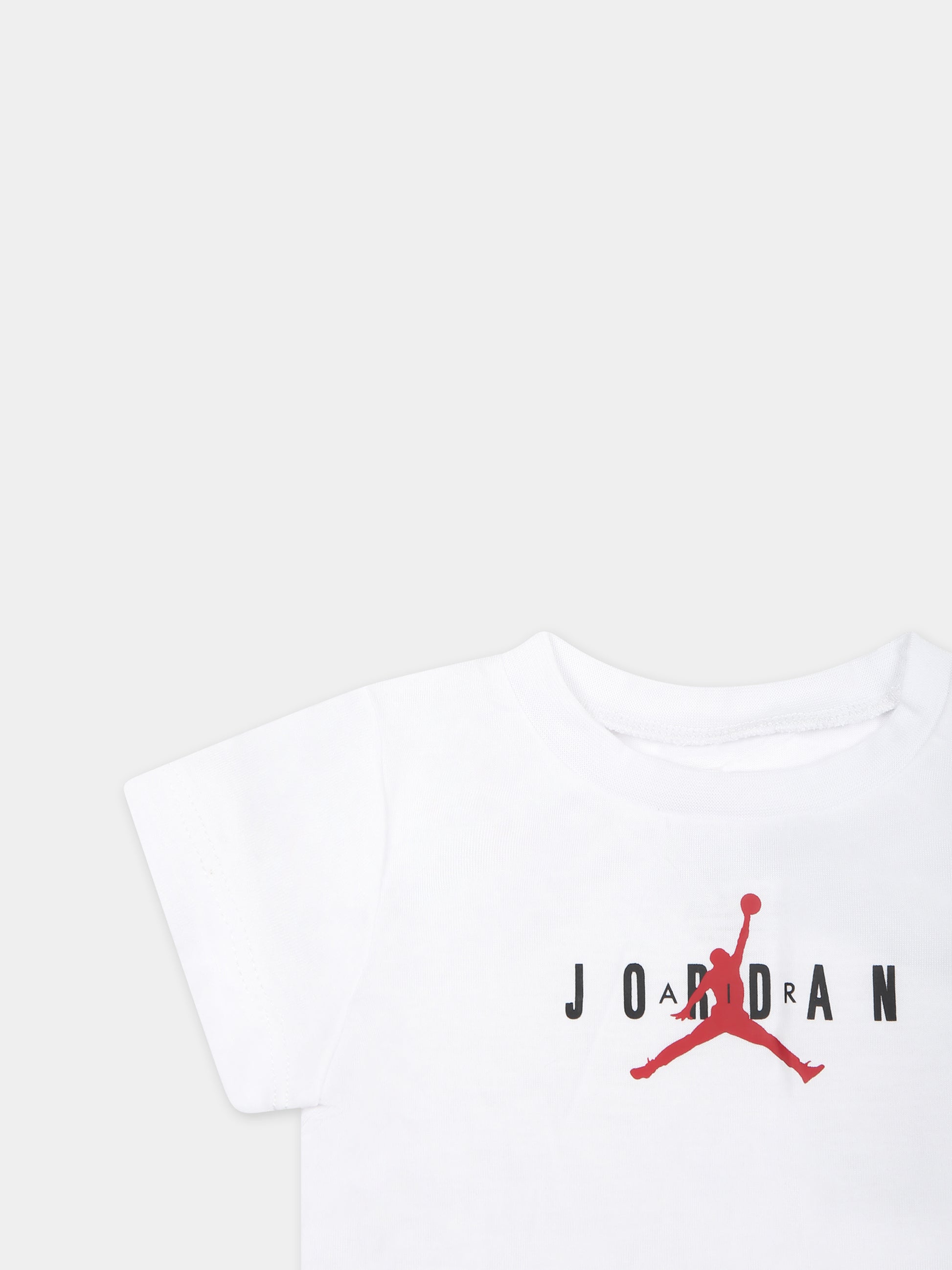 T-shirt bianca per neonato con iconico Jumpman,Jordan,65B922 001