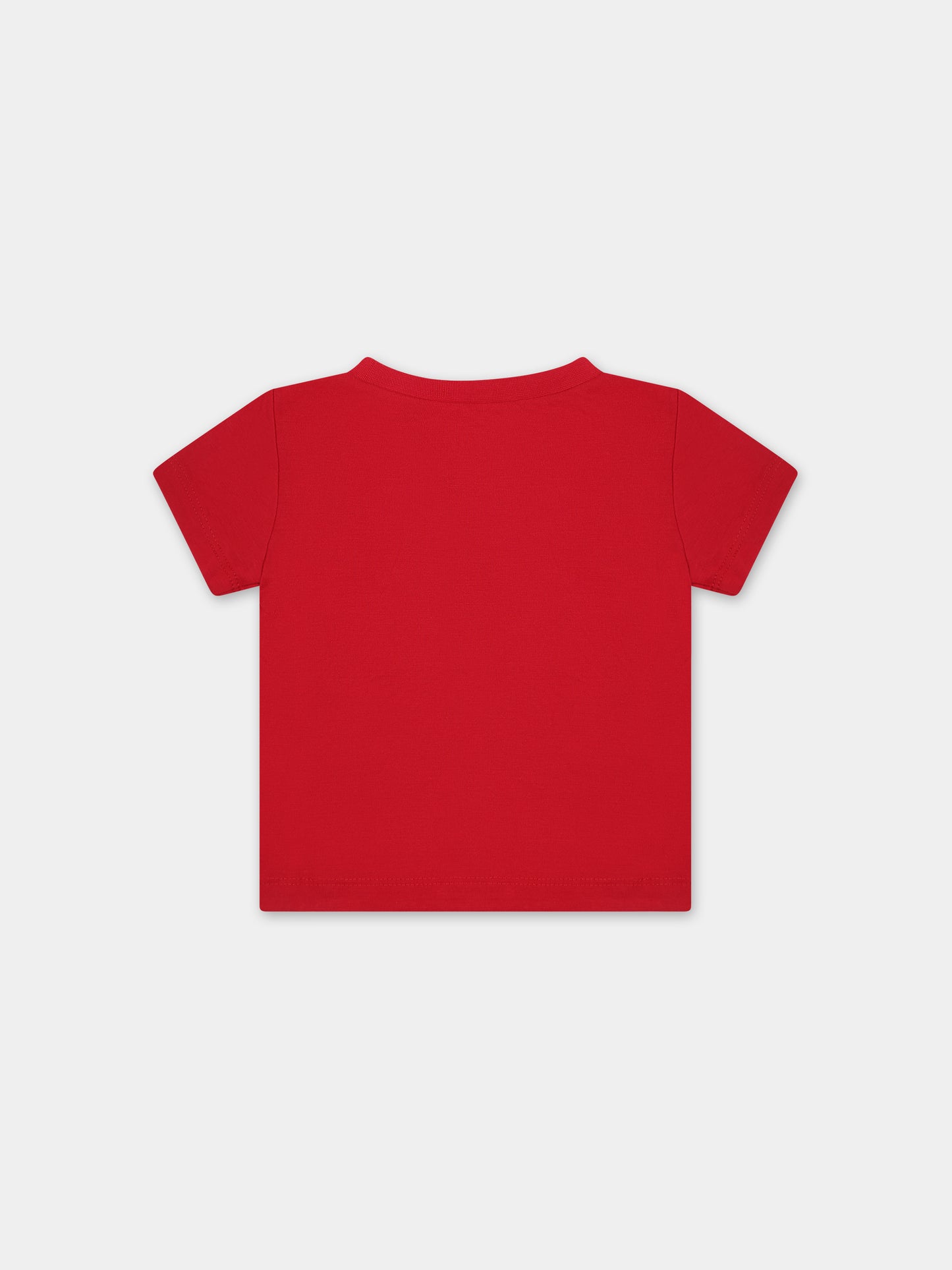 T-shirt rossa per neonato con iconico Jumpman,Jordan,65B922 R78