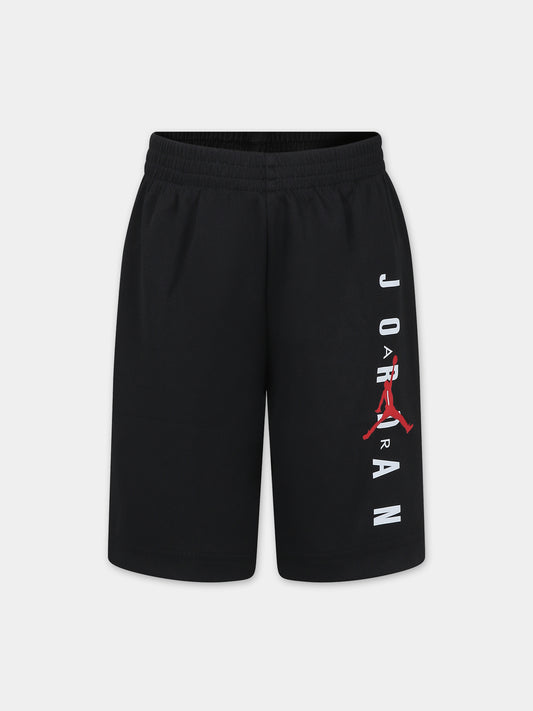 Shorts neri per bambino con iconico Jumpman,Jordan,957176 023