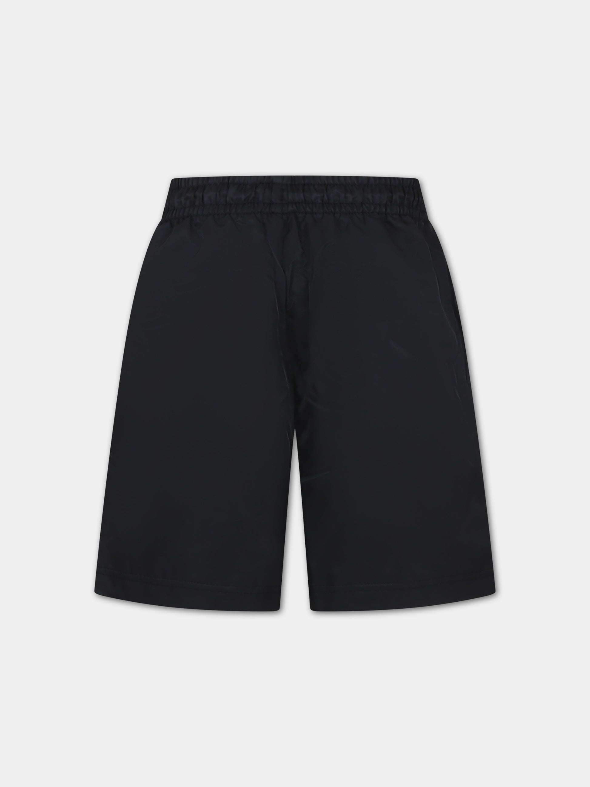 Shorts neri per bambino con iconico Jumpman,Jordan,95B466 023