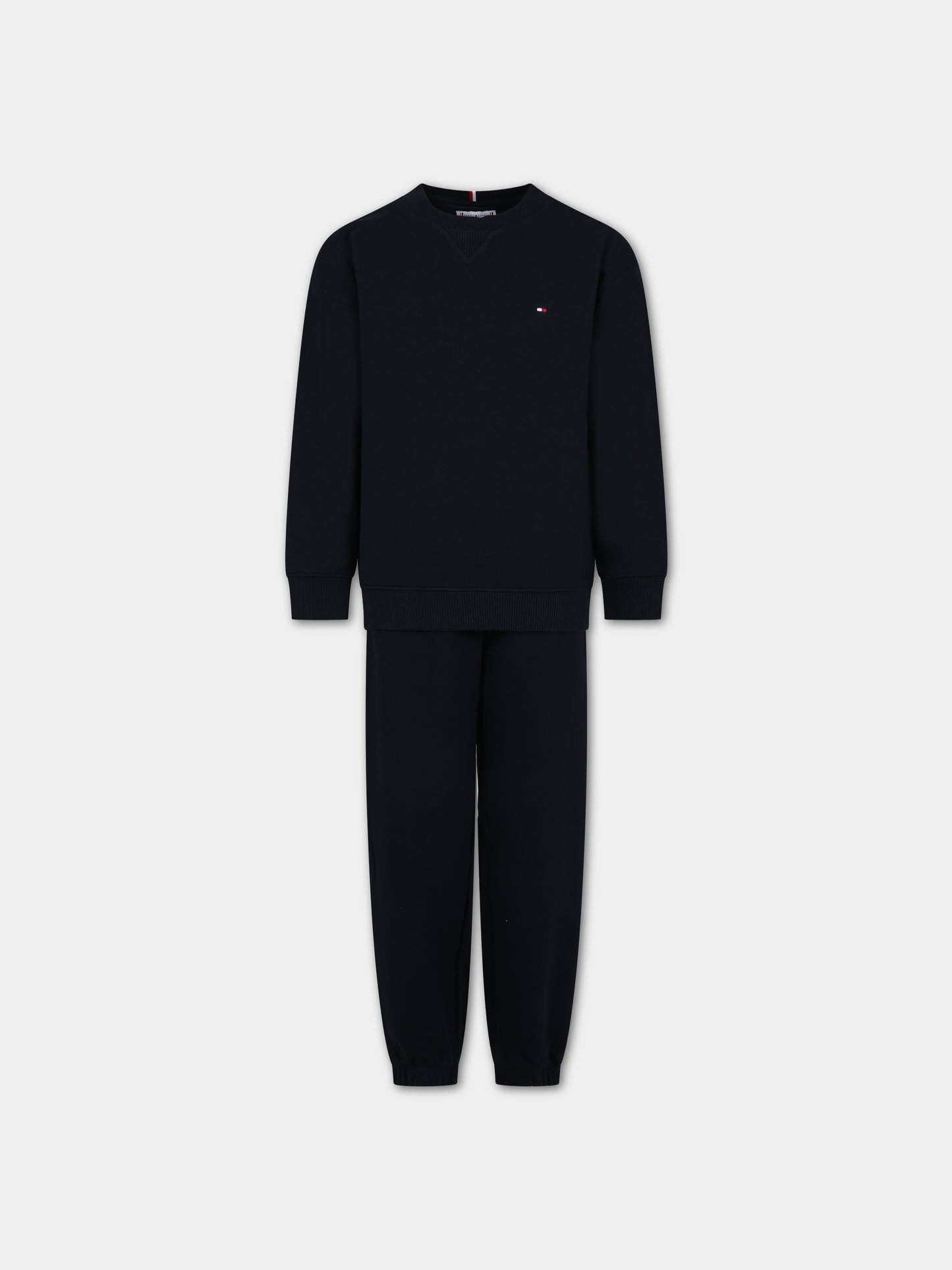 Completo blu per bambino con logo,Tommy Hilfiger Junior,23FMTHKS0KS00533J DW5