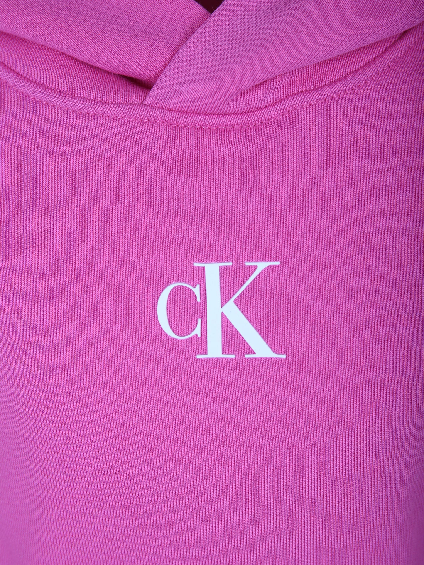 Felpa fucsia per bambina con logo,Calvin Klein Kids,23FMCKIG0IG02139 TO5