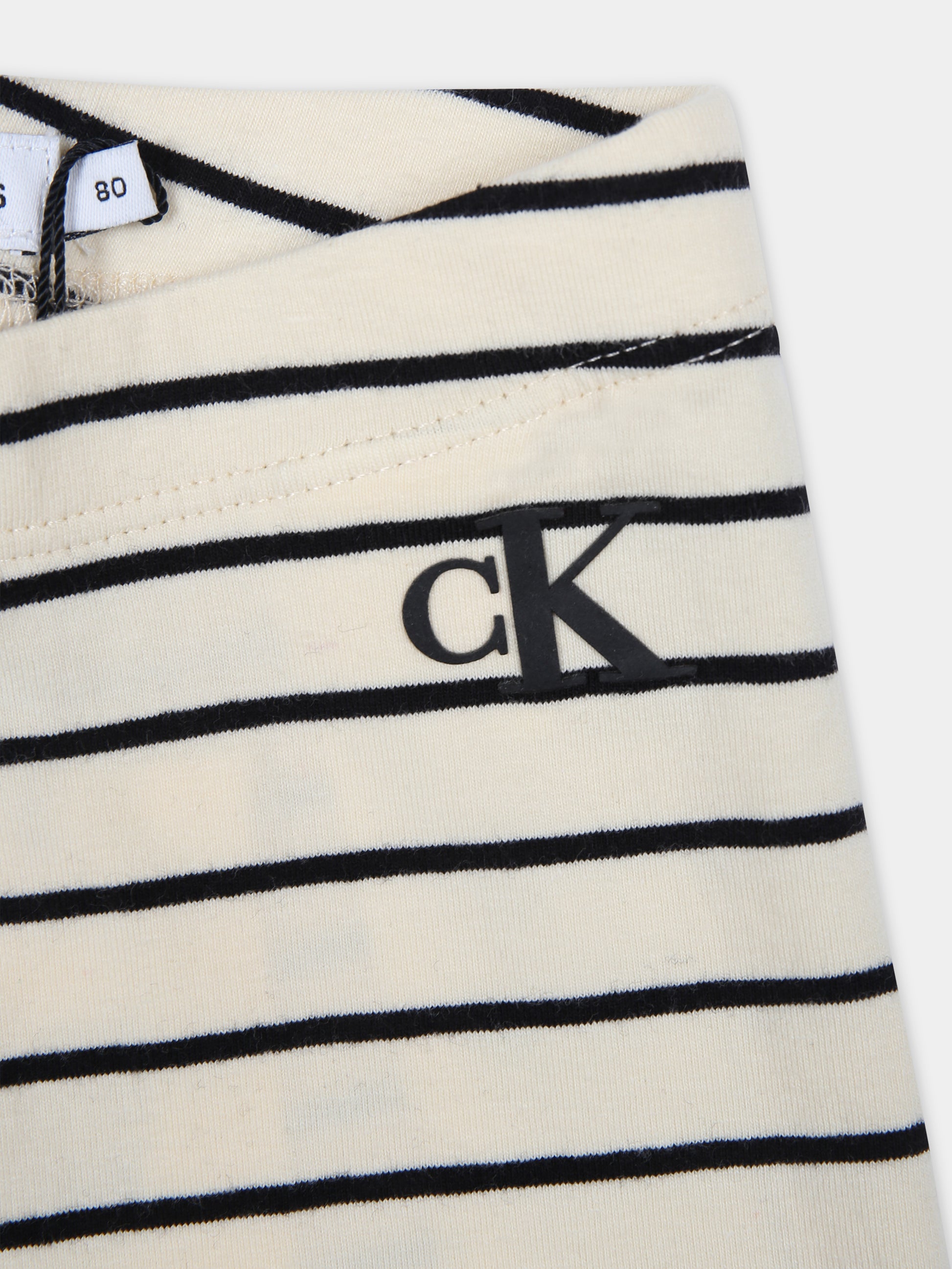 Leggings multicolor per neonati con logo,Calvin Klein Kids,23FMCKIN0IN00139 0GK