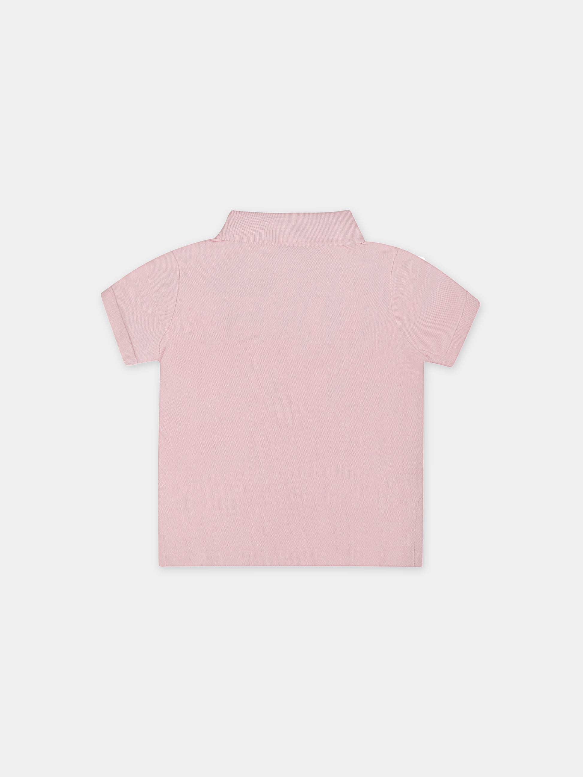 Polo rosa per neonata con cavallino,Ralph Lauren Kids,573242011