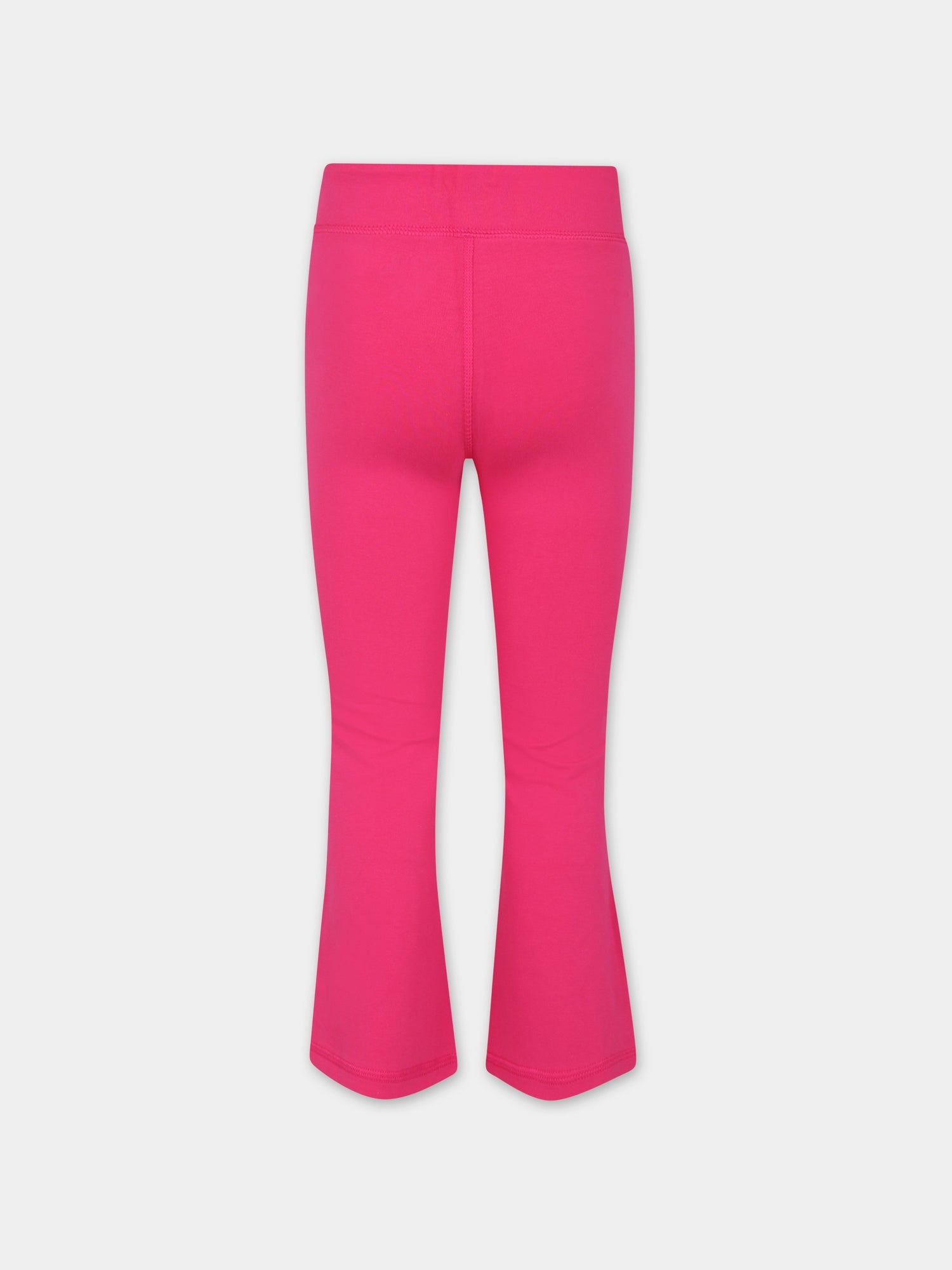 Leggings fucsia per bambina con cavallino,Ralph Lauren Kids,925883002