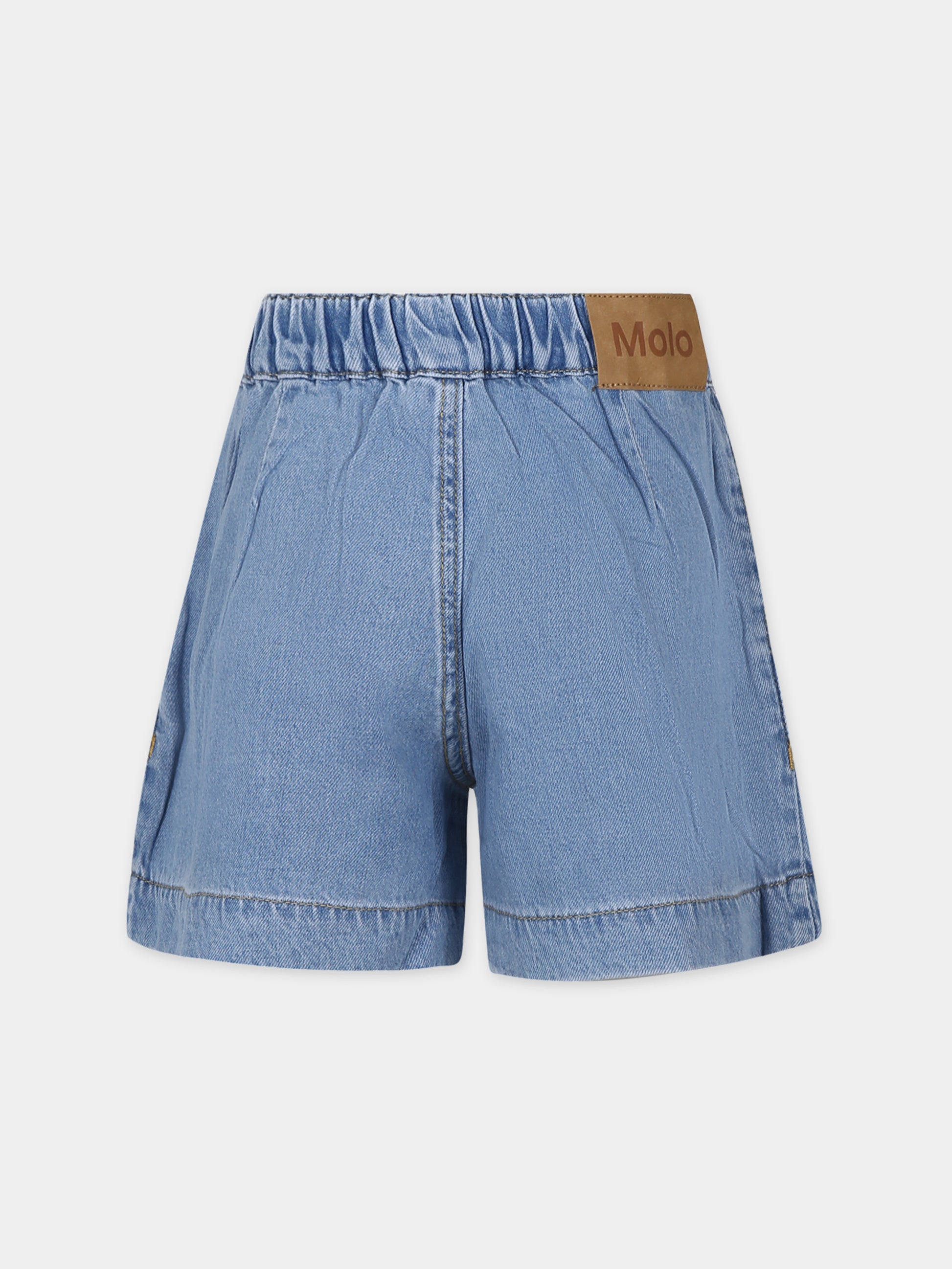Shorts casual in denim Amari per bambina,Molo,2S24H110 2970