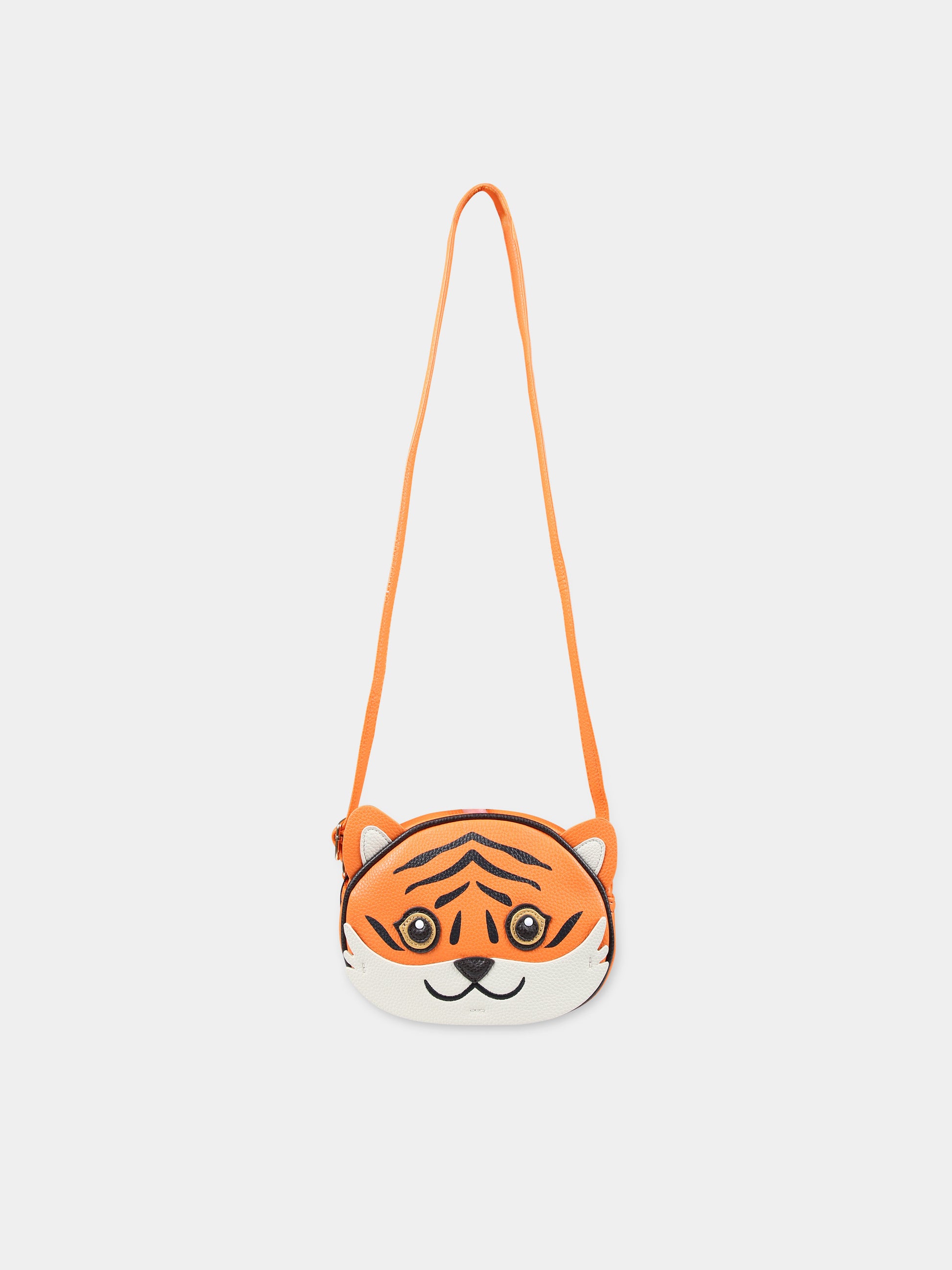 Borsa casual arancione per bambina a forma di tigre,Molo,7S24V103 8902