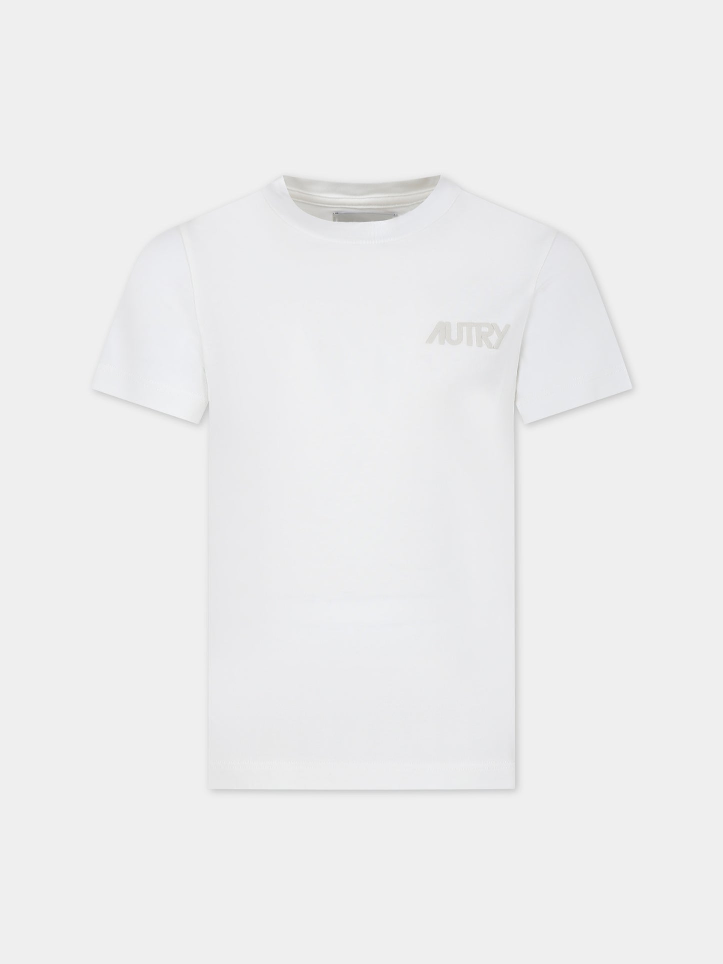 T-shirt bianca per bambini con logo,Autry,KTPK 021W