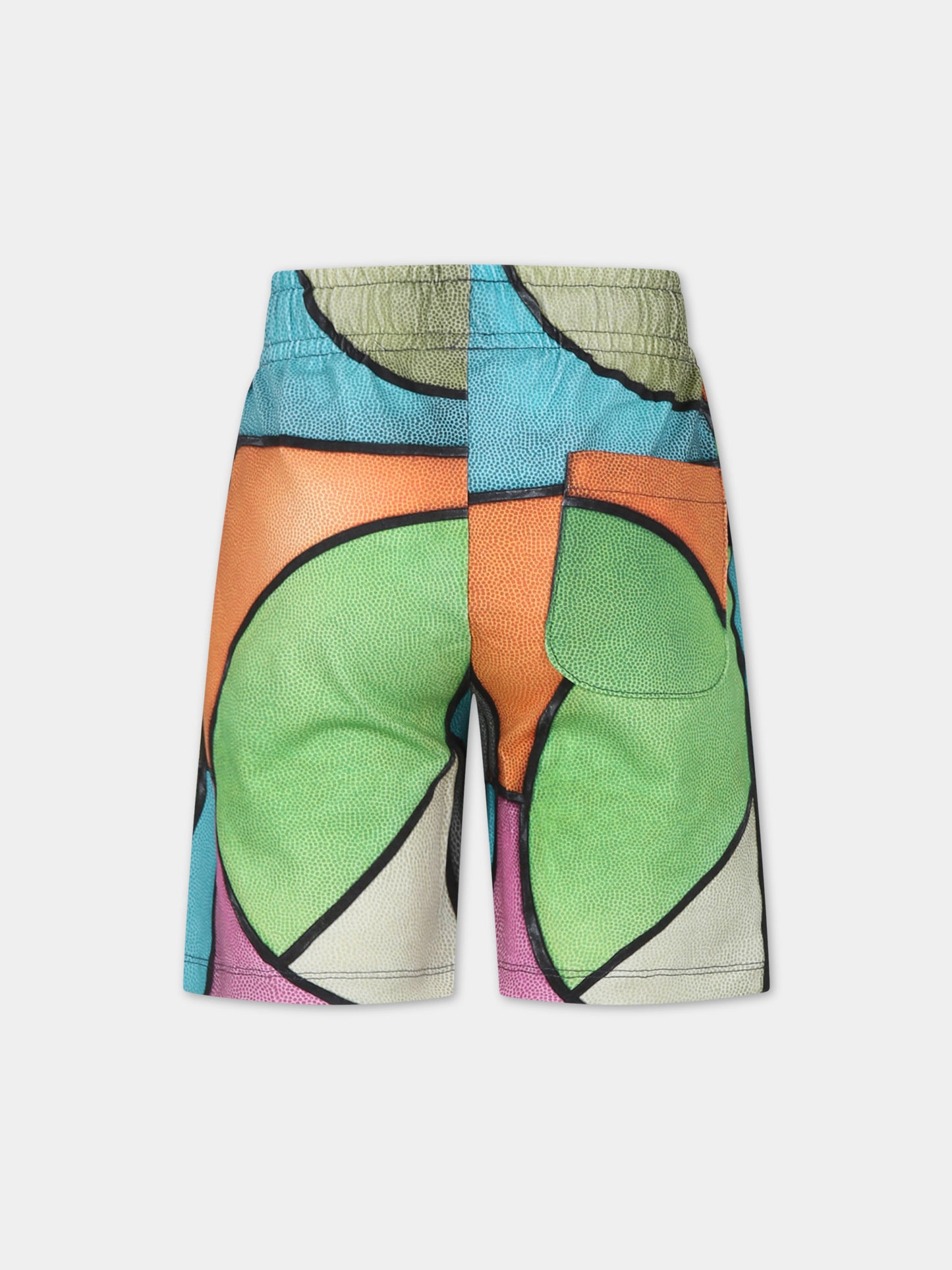 Shorts sportivo Alim per bambino con stampa grafica,Molo,1S24H106 8915