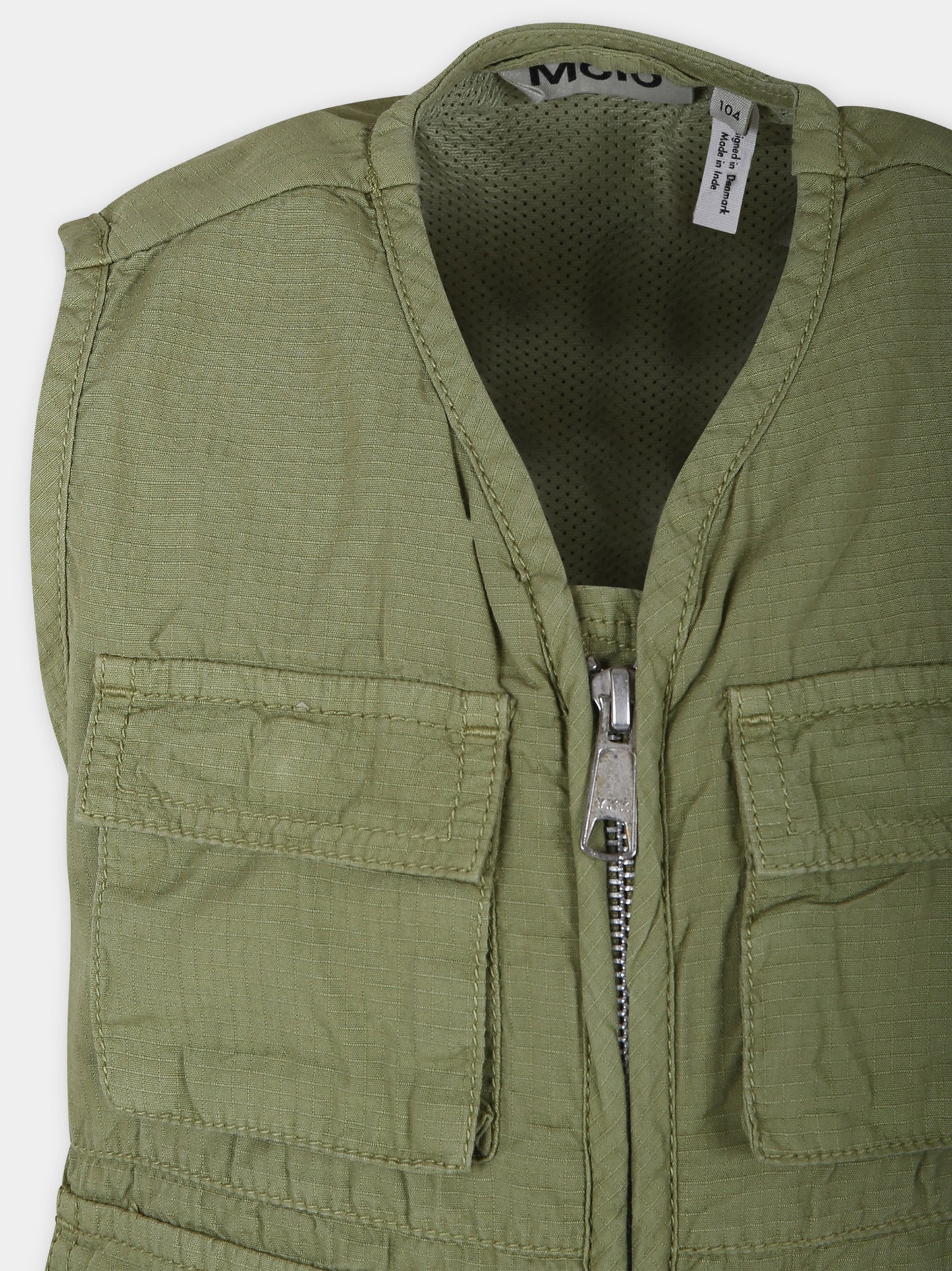 Gilet Haiko verde per bambino,Molo,5S24M201 8911