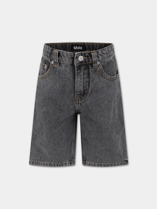 Shorts casual Art nero per bambini,Molo,6S24H104 9090