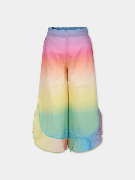 Copricostume multicolor per bambina con stampa arcobaleno,Molo,2S24I101 9006