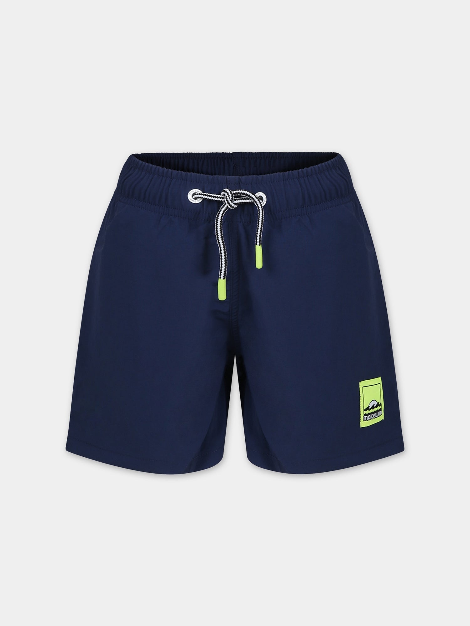 Boxer mare blu per bambino con logo,Molo,8S24P402 8024