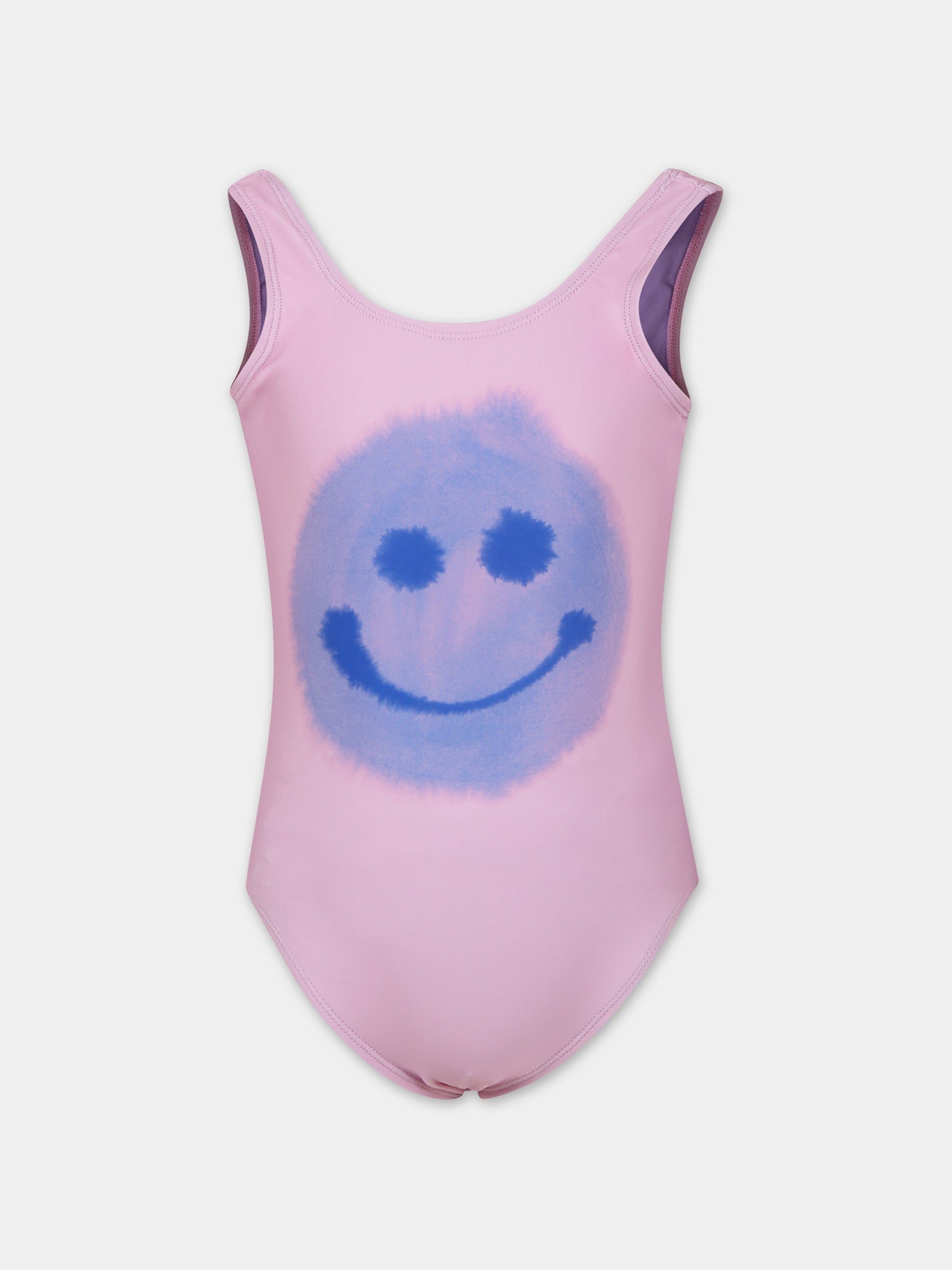 Costume rosa per bambina con smile,Molo,8S24P502 3401