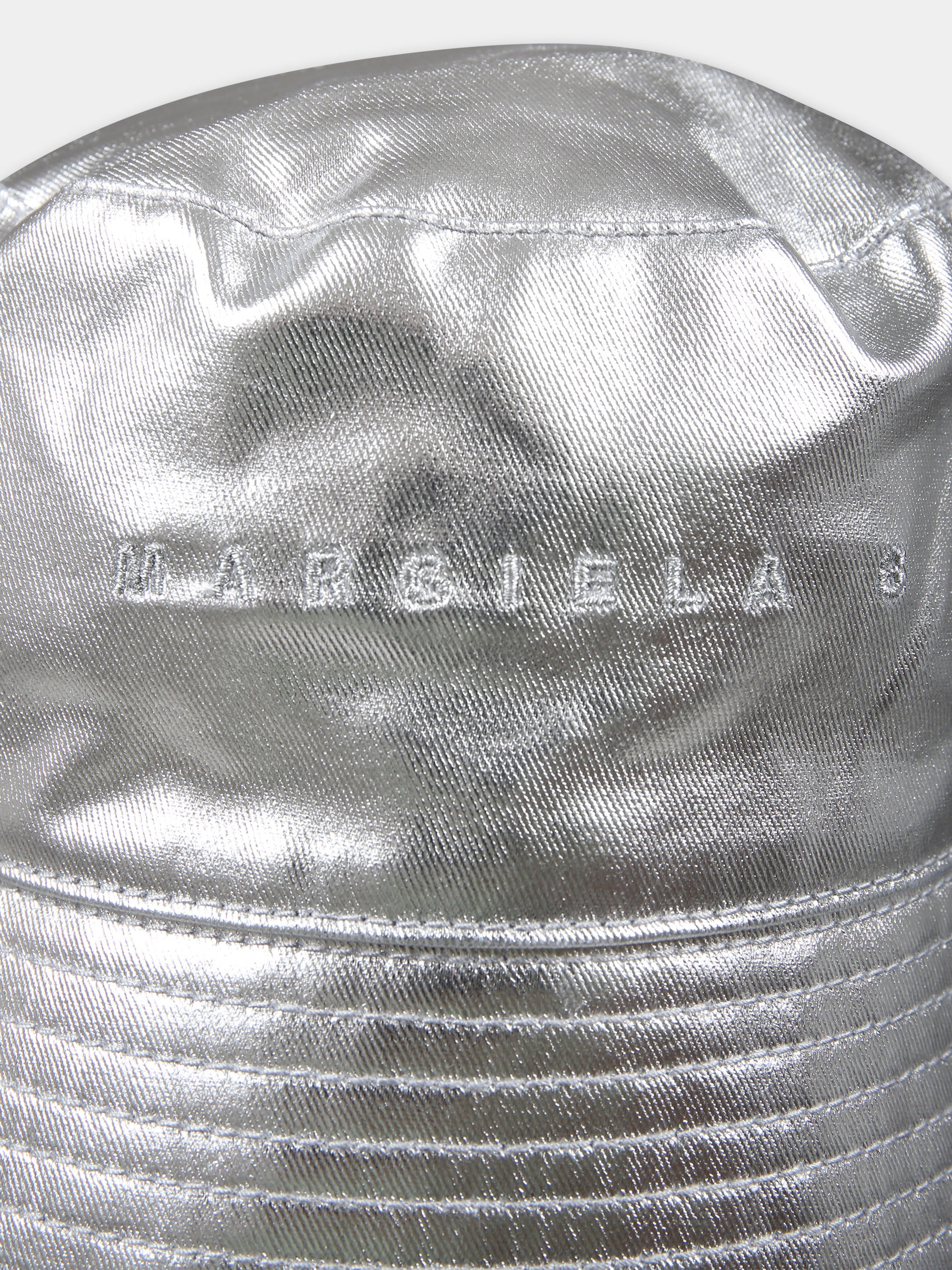 Cloche argento per bambina con logo,Mm6 Maison Margiela,M60572 MM02T MM6F21U M6100