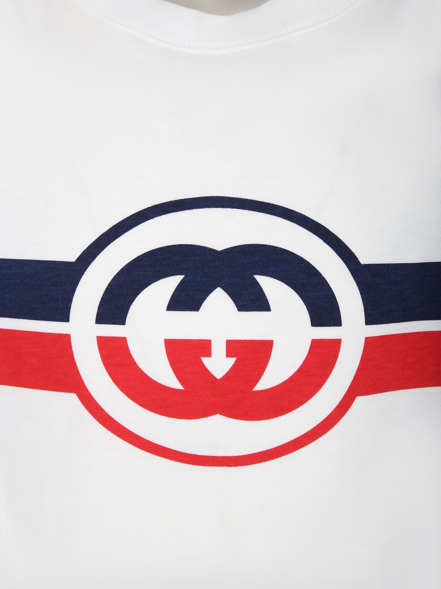 T-shirt bianca per bambino con logo,Gucci Kids,575114 XJF6L 9337