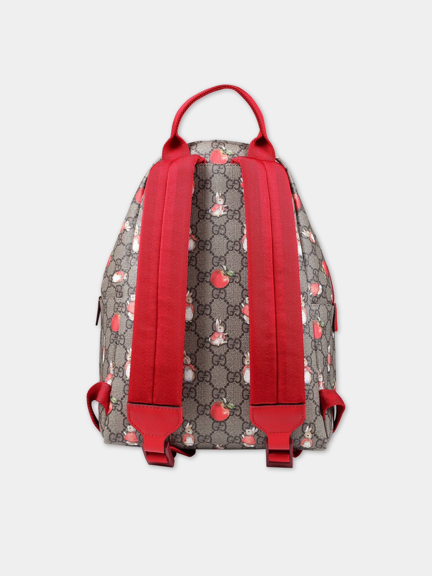 Zaino marrone per bambina con stampa,Gucci Kids,782708 FACZV 8465