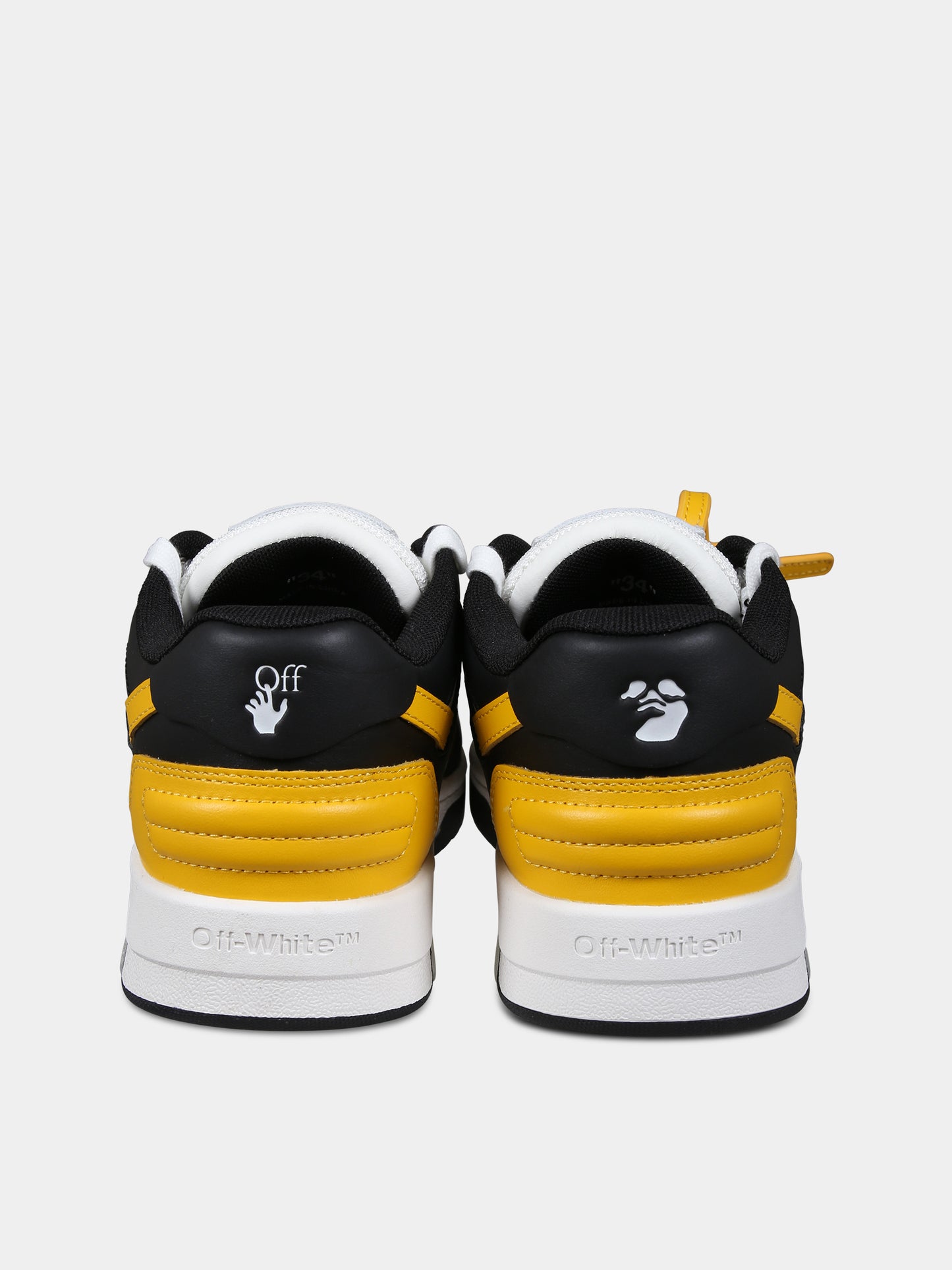 Sneakers basse multicolor per bambini con iconica freccia,Off White,OBIA011S24LEA0021018