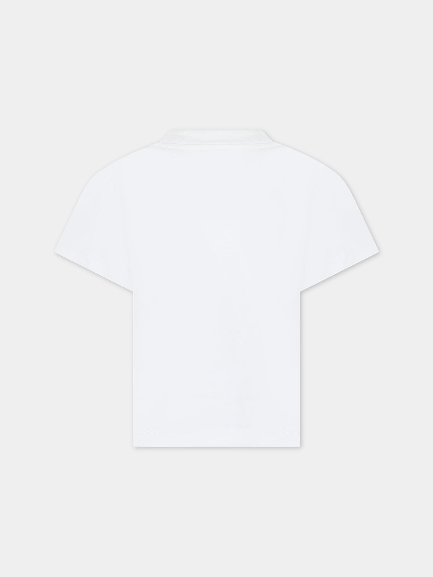 T-shirt bianca per bambino con logo,Palm Angels,PBAA003S24JER0050340