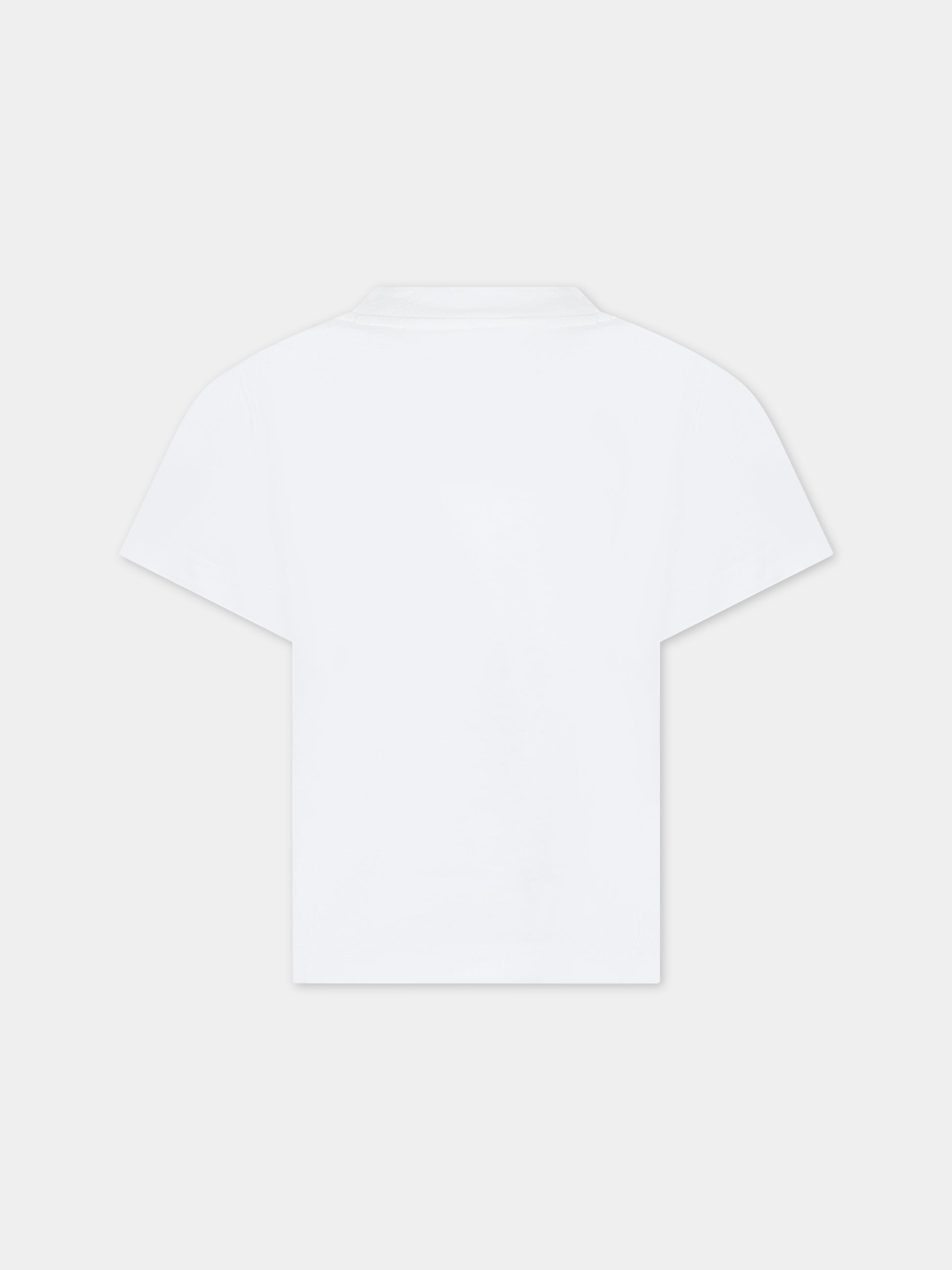 T-shirt bianca per bambino con logo,Palm Angels,PBAA003S24JER0050340